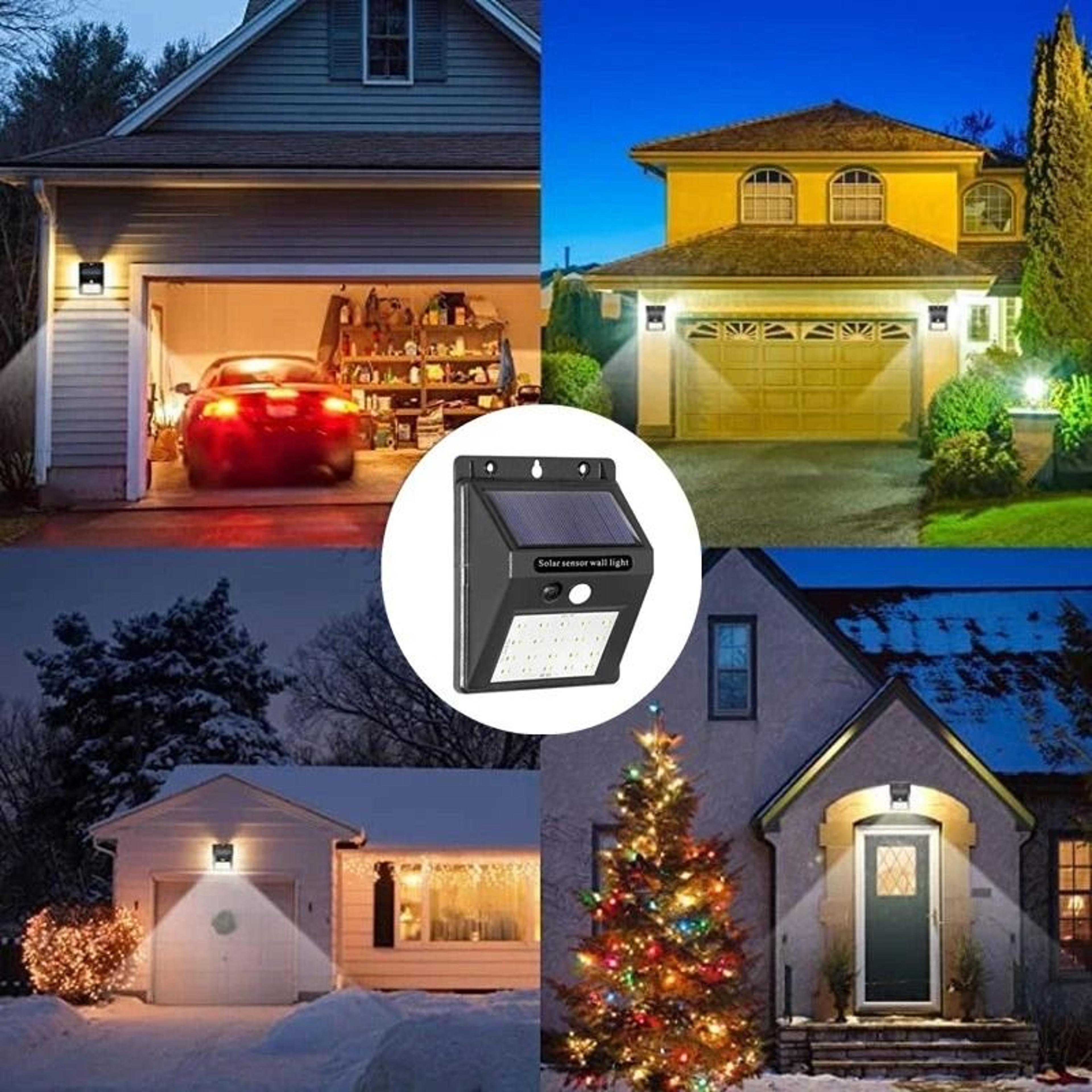 Hot Outdoor Solar LED Wireless Motion Sensor Wall Lights Waterproof Garden Landscape Spotlights 5