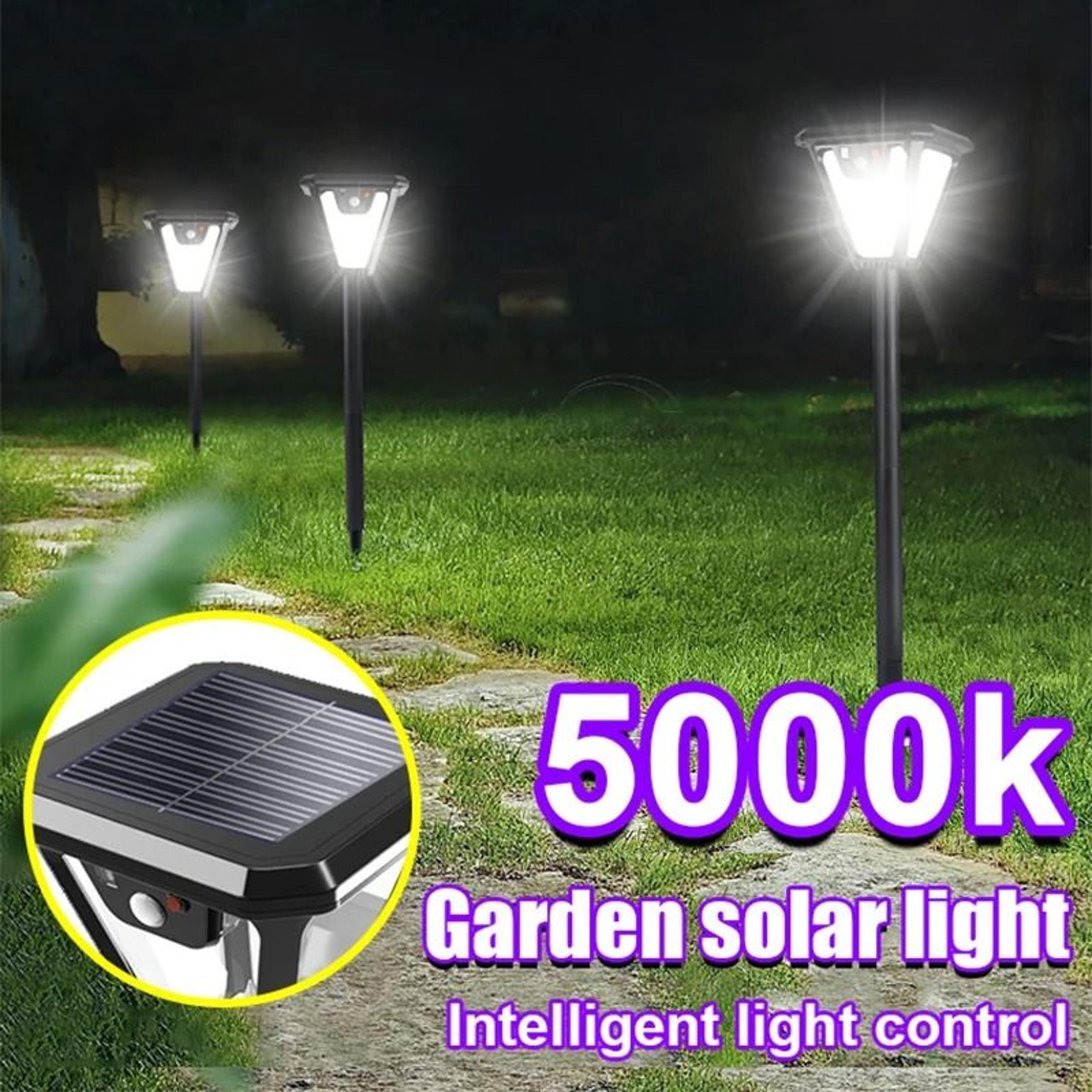 5000K Solar Pathway Motion Sensor Lights IP65 Waterproof Garden Lawn Lamp  Wall Light For Yard Pati 0