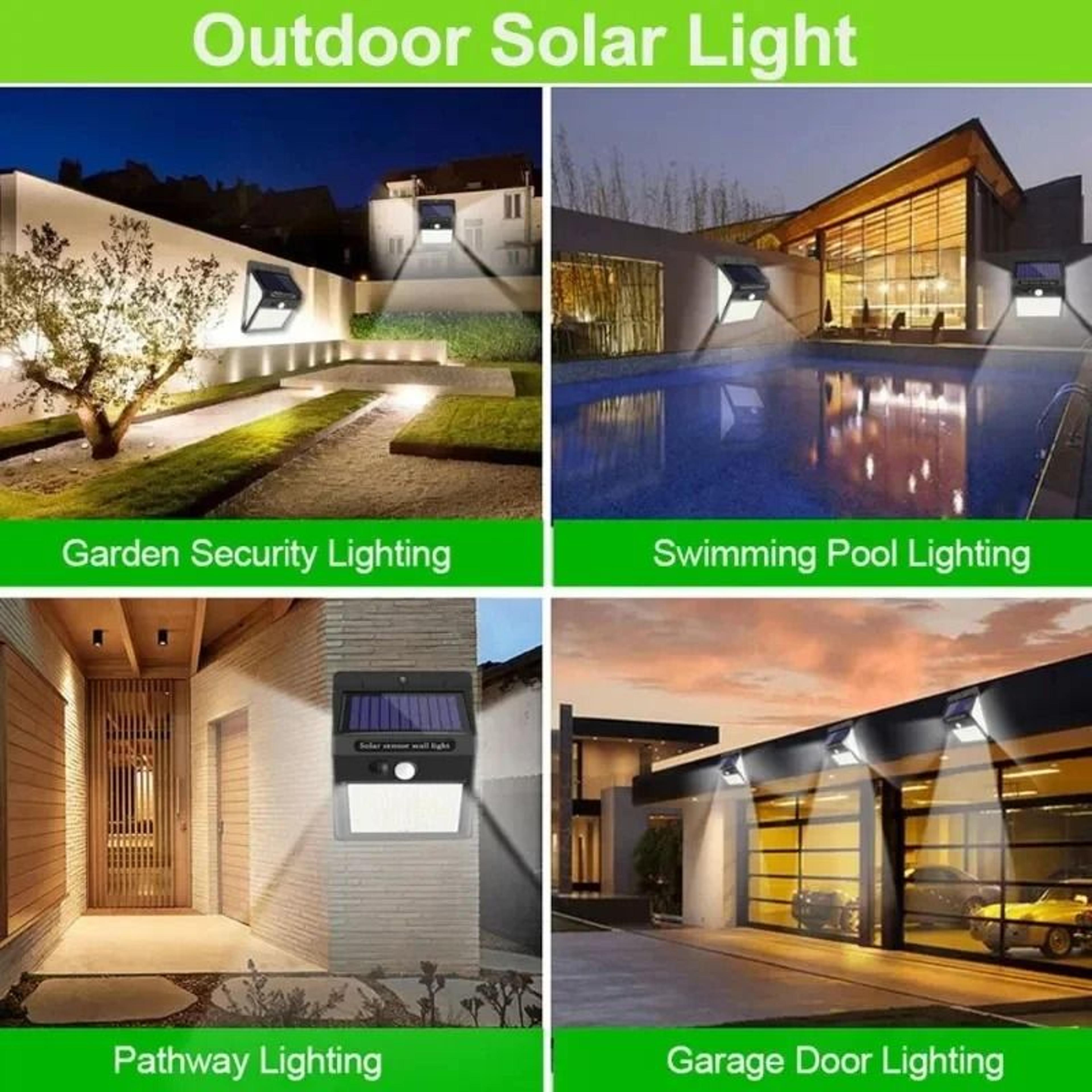 144 LED Wireless Solar PIR Motion Sensor Light Waterproof Outdoor Wall Lamp For Garden Street Yard  5
