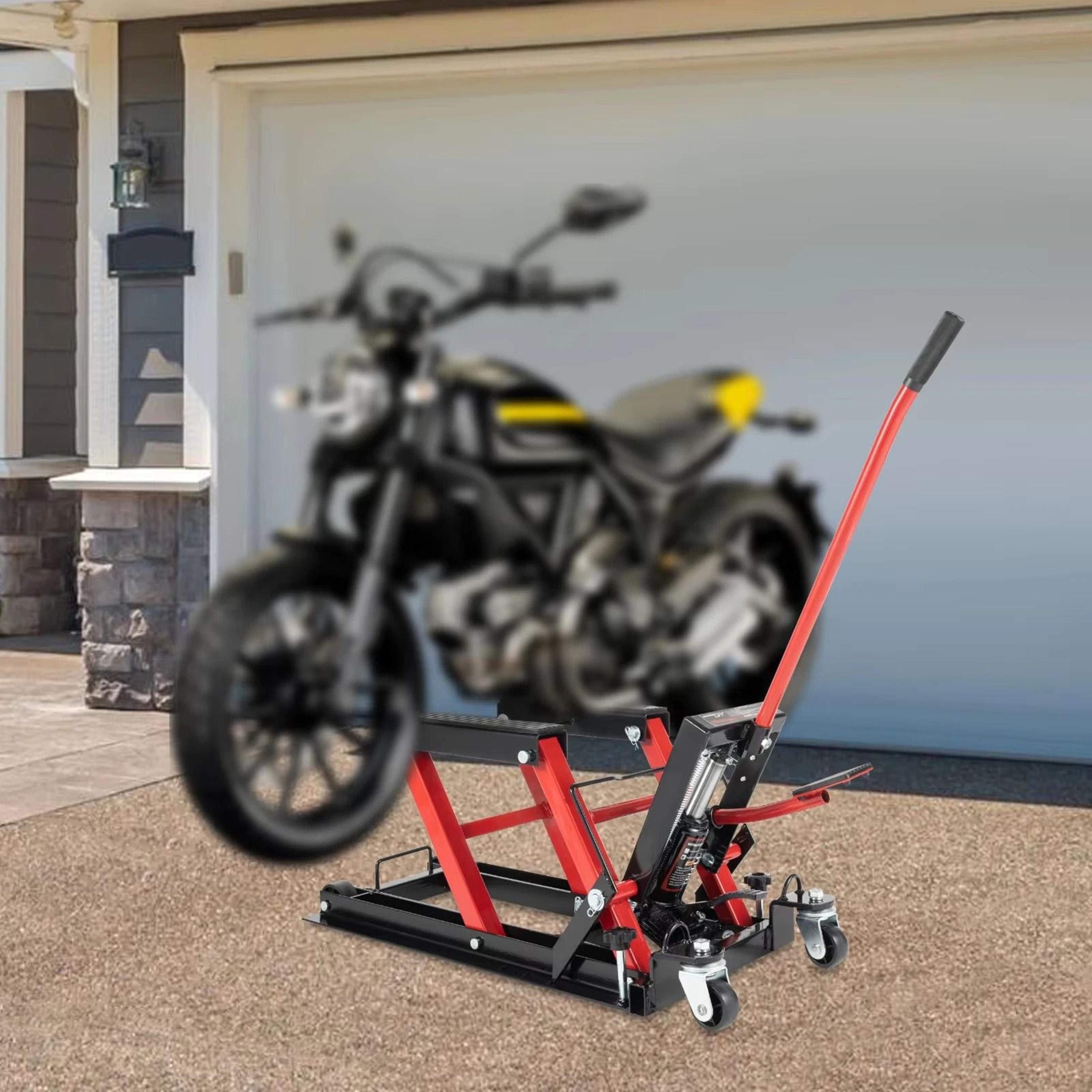 heavy duty hydraulic motorcycle lift platform locomotive repair jack table stand for garage workshop