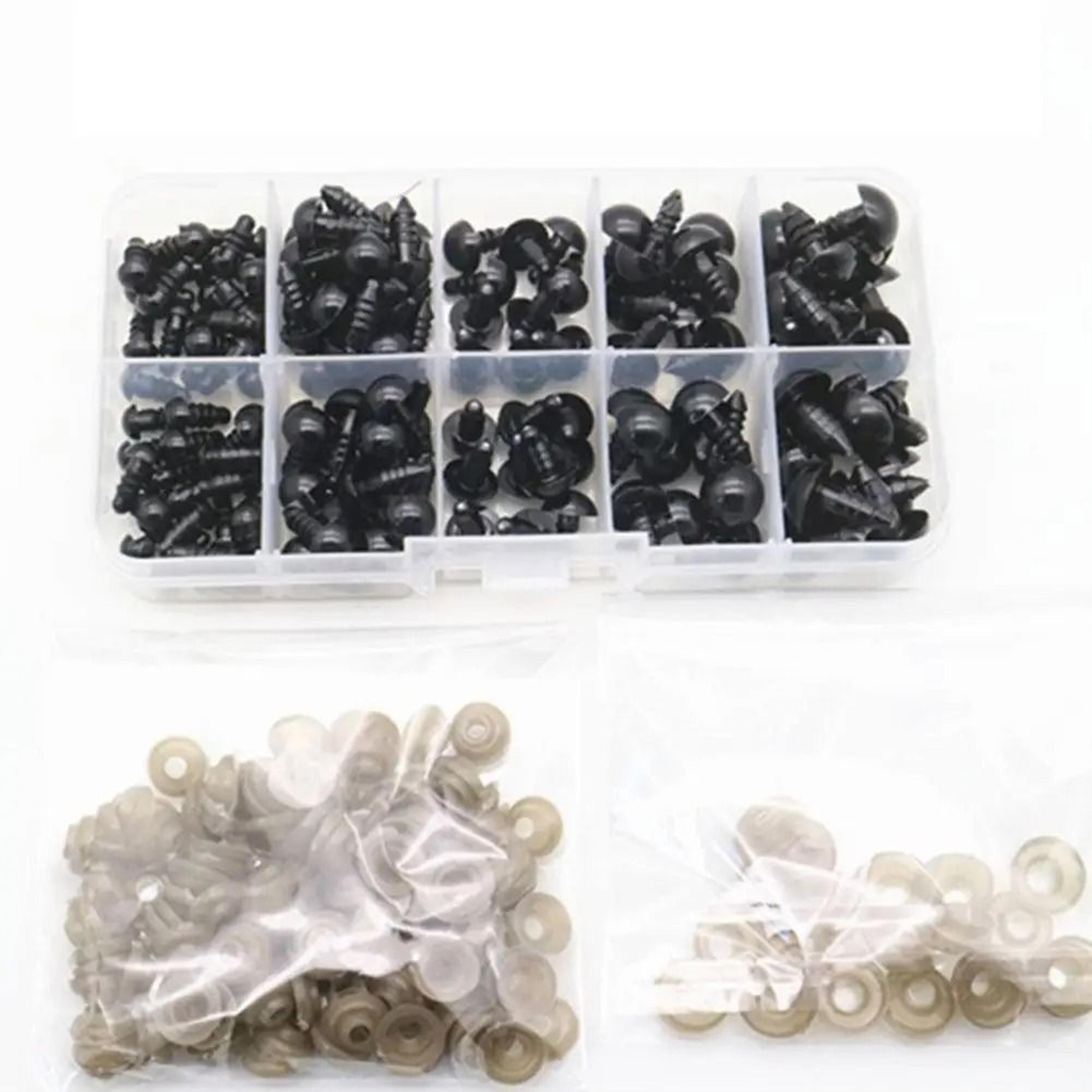 150pcs DIY Doll Safety Eyes Set Multiple Sizes Plastic Resin Button Eyes For Plush Toys Stuffed Ani 5