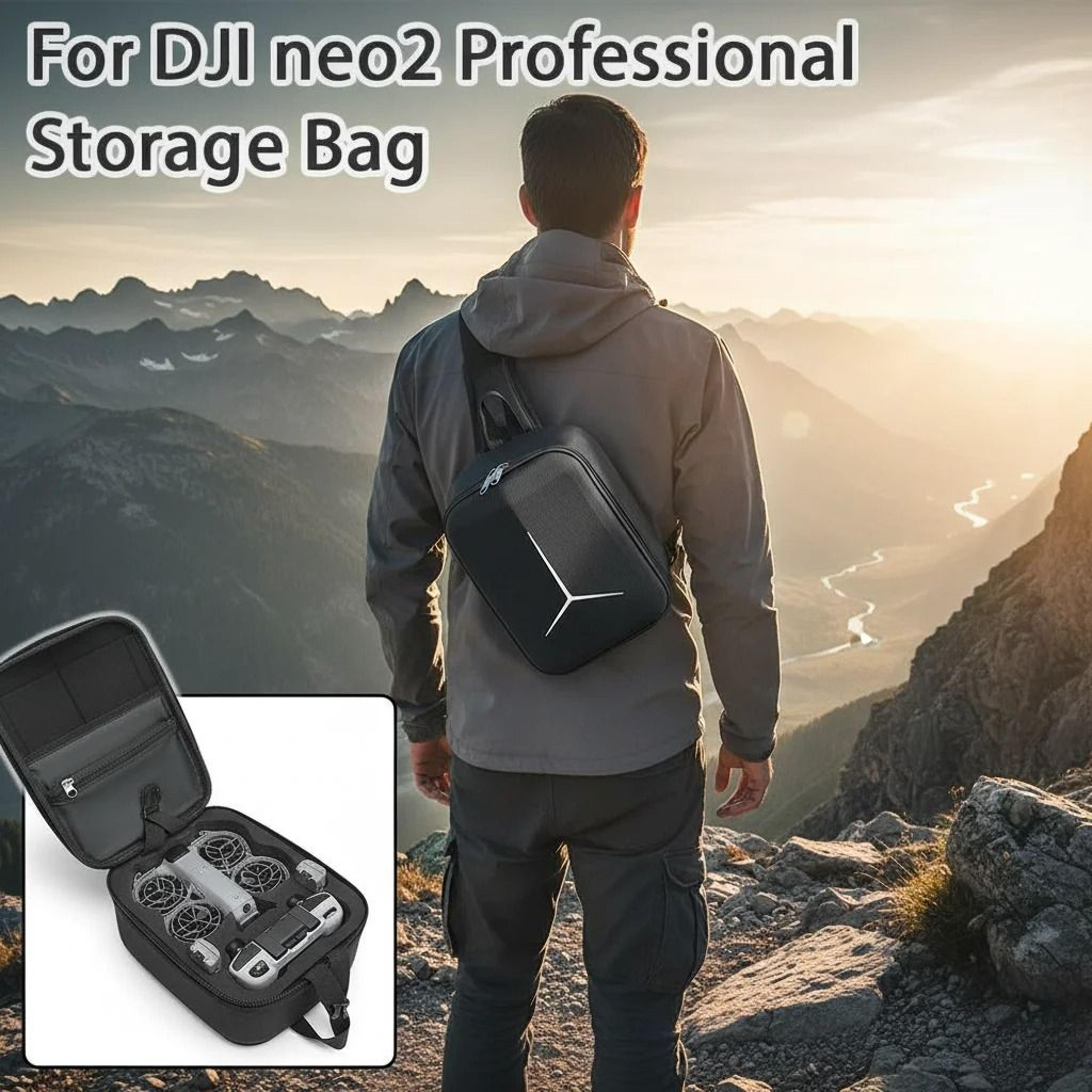 portable shoulder bag travel carrying case storage handbag for dji neo 2 drone accessories