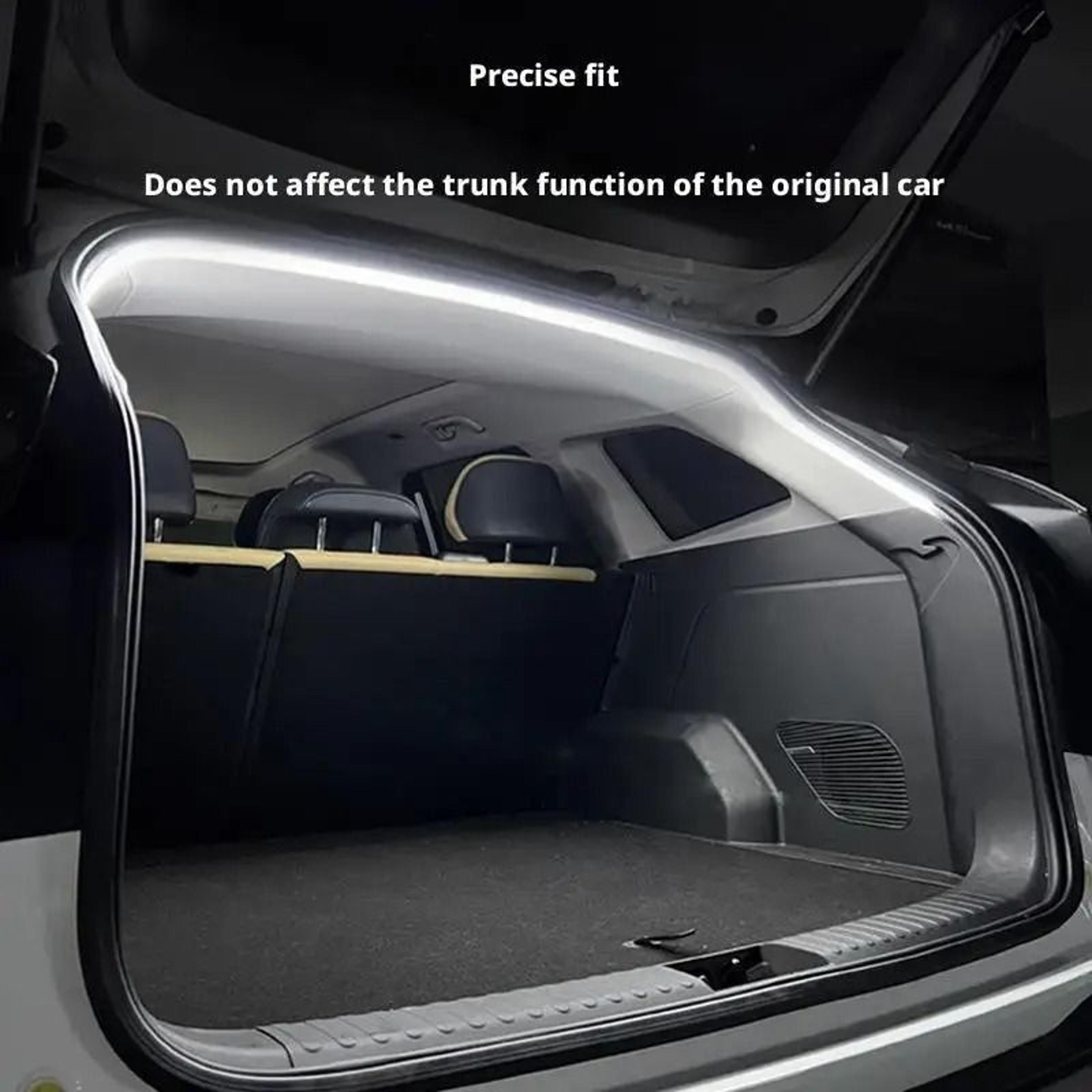 Waterproof RGB Silicone Car Trunk LED Light Strip Ambient Interior Lamp 2