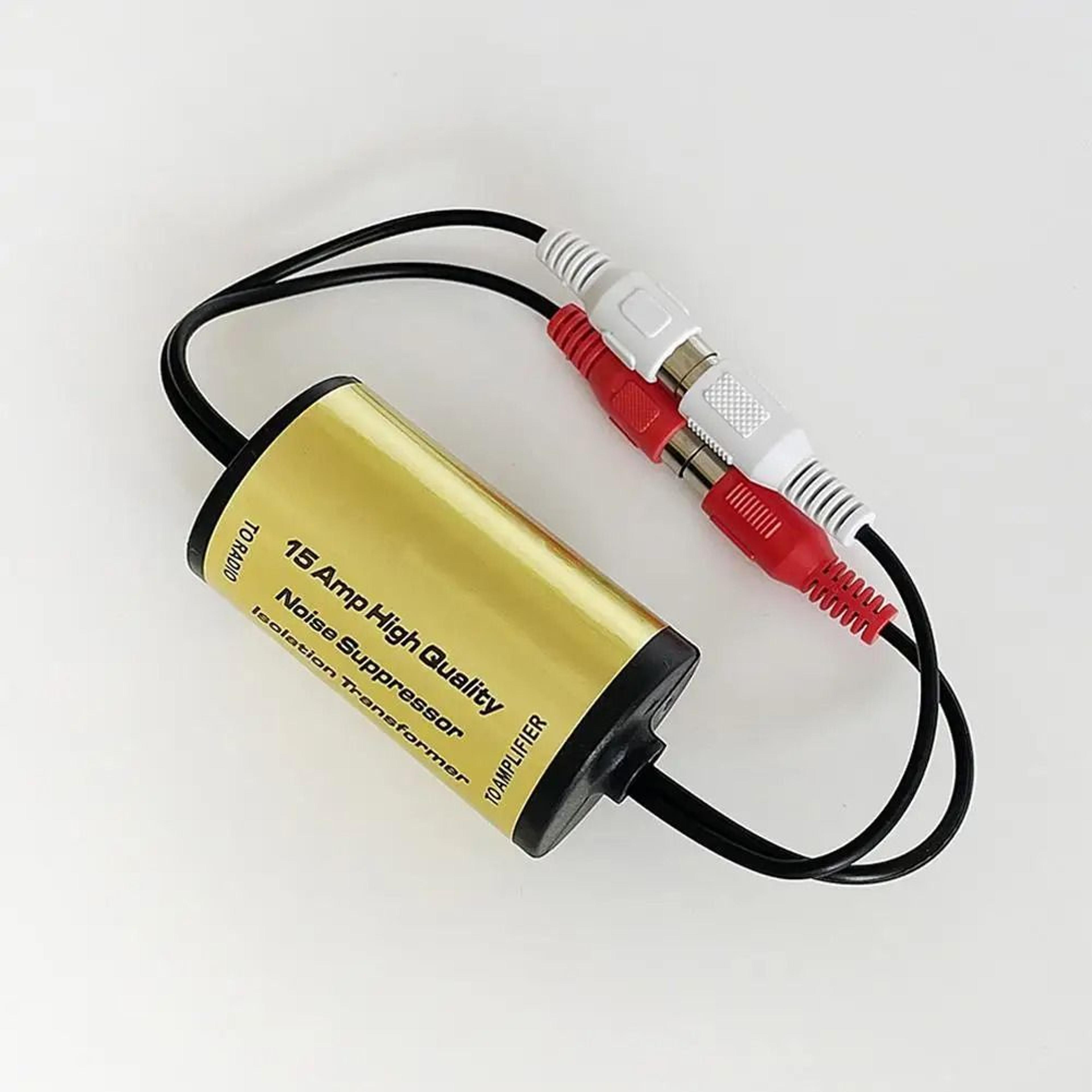 RCA Audio Noise Filter Suppressor Ground Loop Isolator For Car And Home Stereo 0