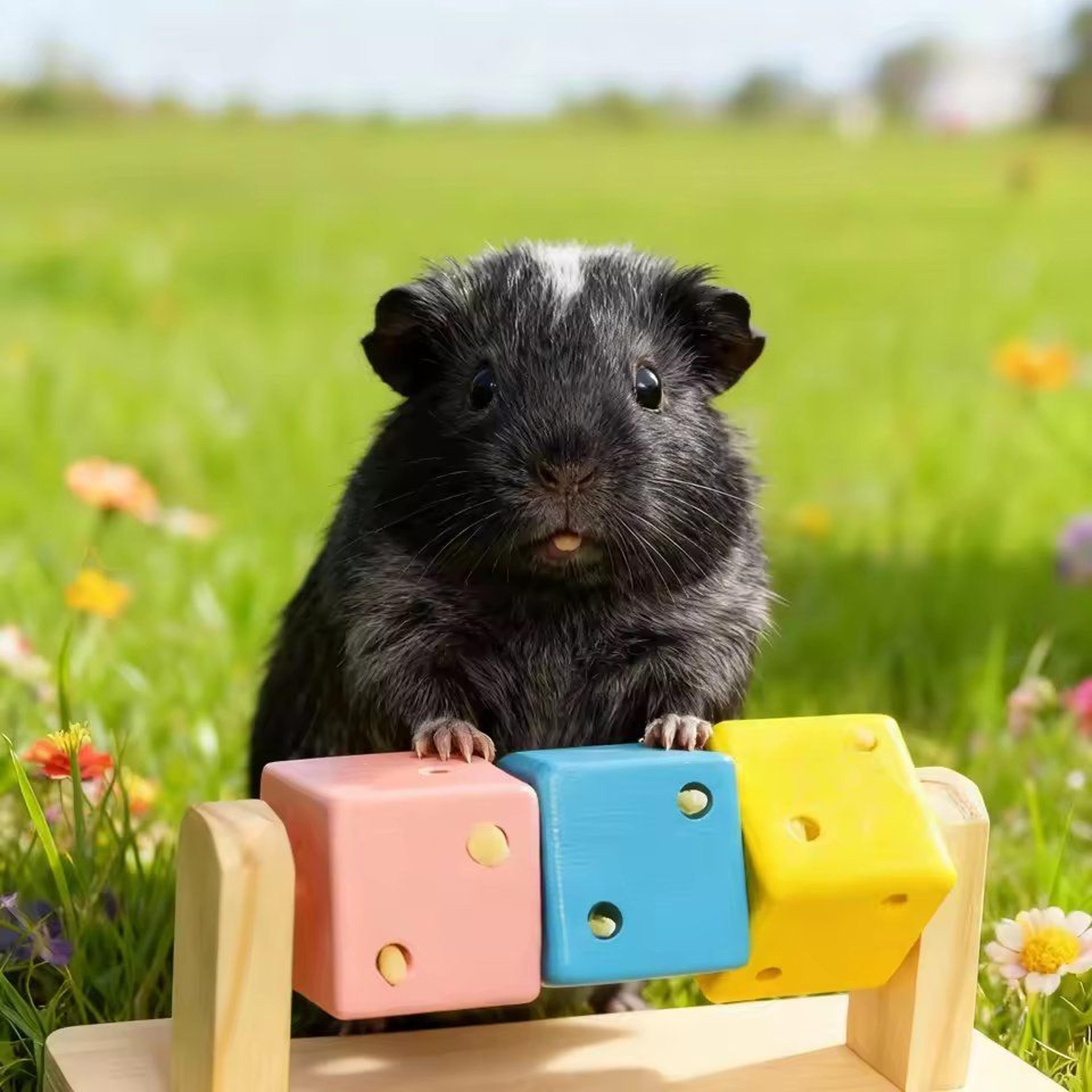 funny colorful wooden cube interactive chewing toy for small pet birds parrots hamsters