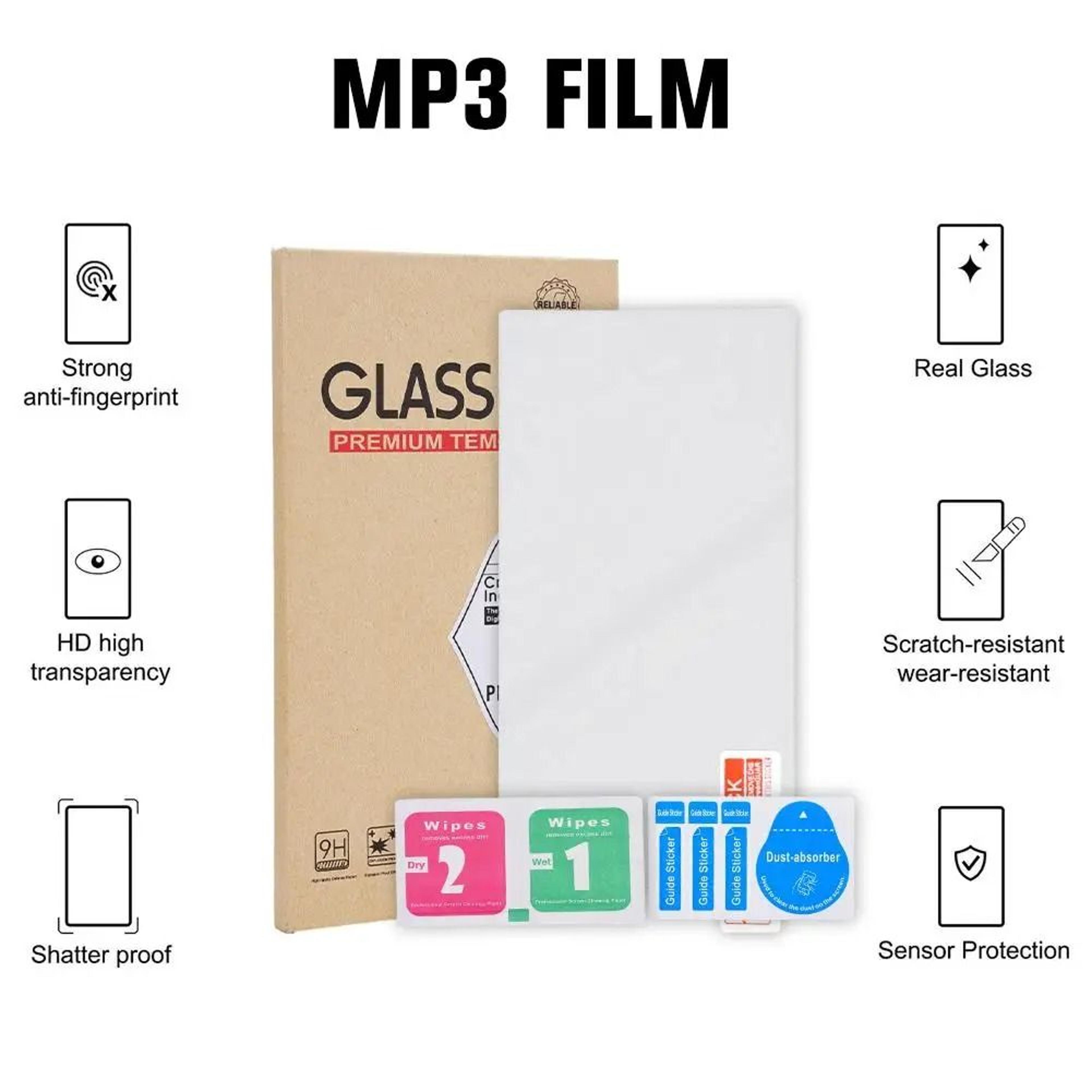 9H Ultra Protective Tempered Glass Screen Protector For Sony Walkman NWA300 Series NWA306 NWA307 3