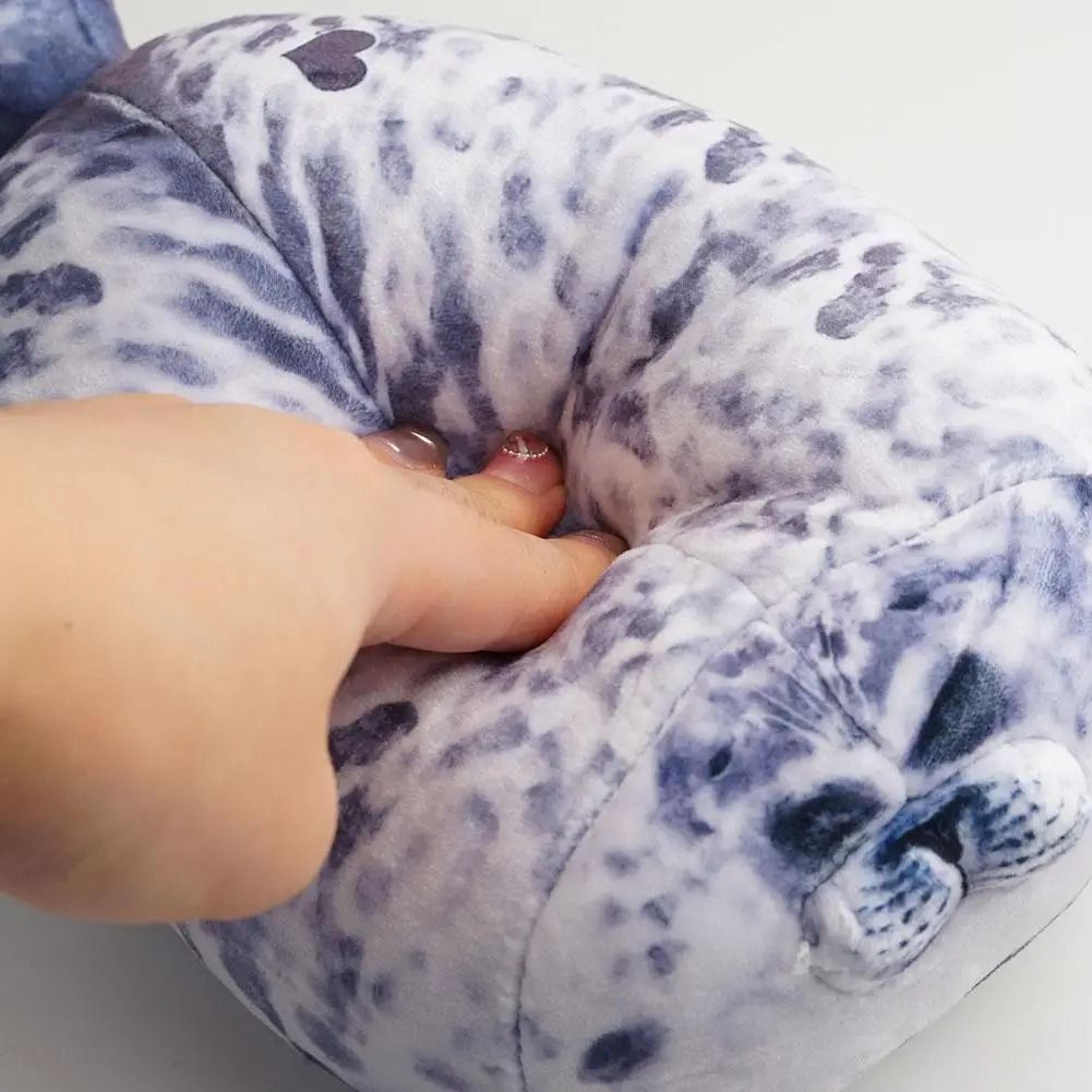 chubby angry blob seal plushie pillow 3d squishy sea lion stuffed toy sleeping throw cushion