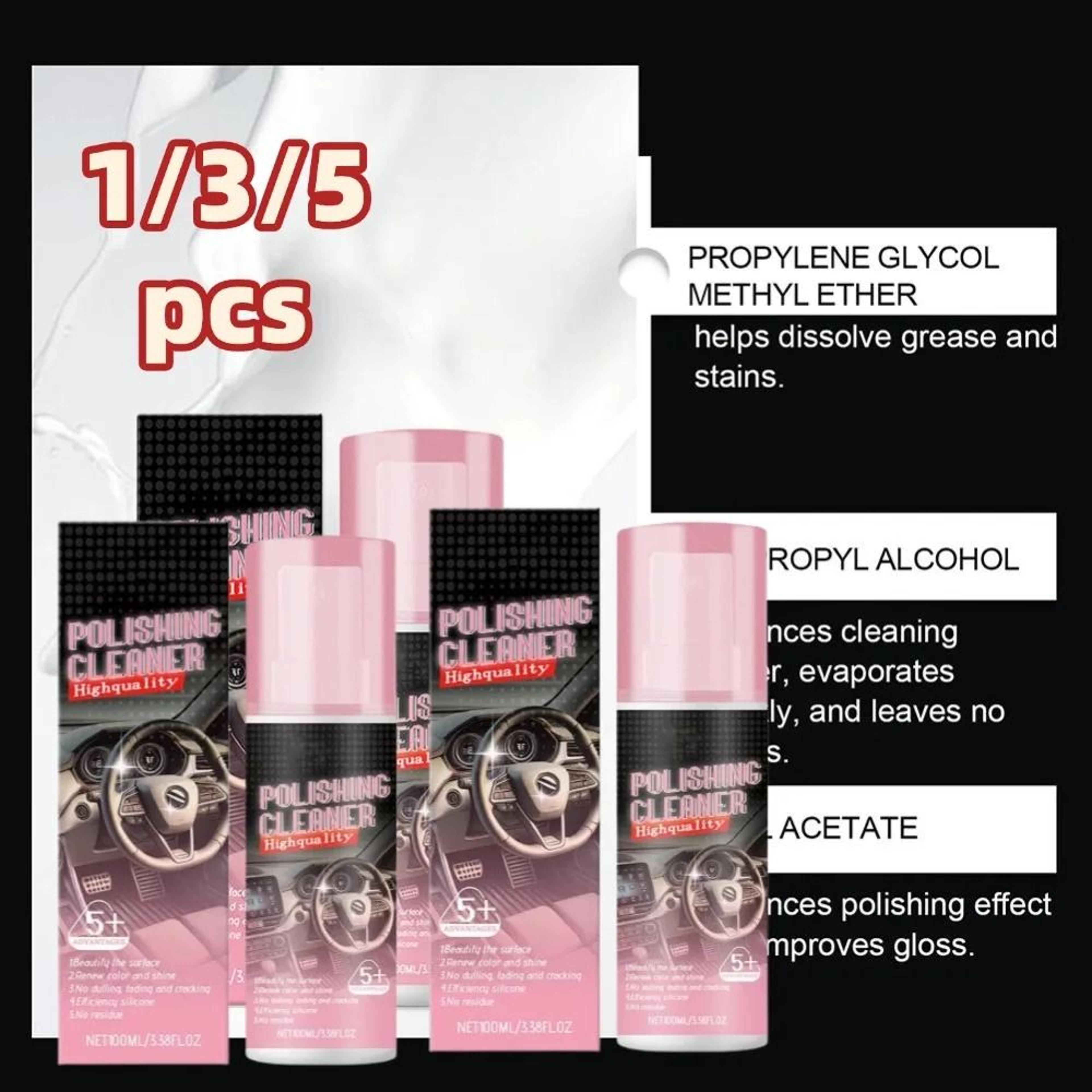 versatile car interior leather polishing agent & deep cleaner high gloss stain remover