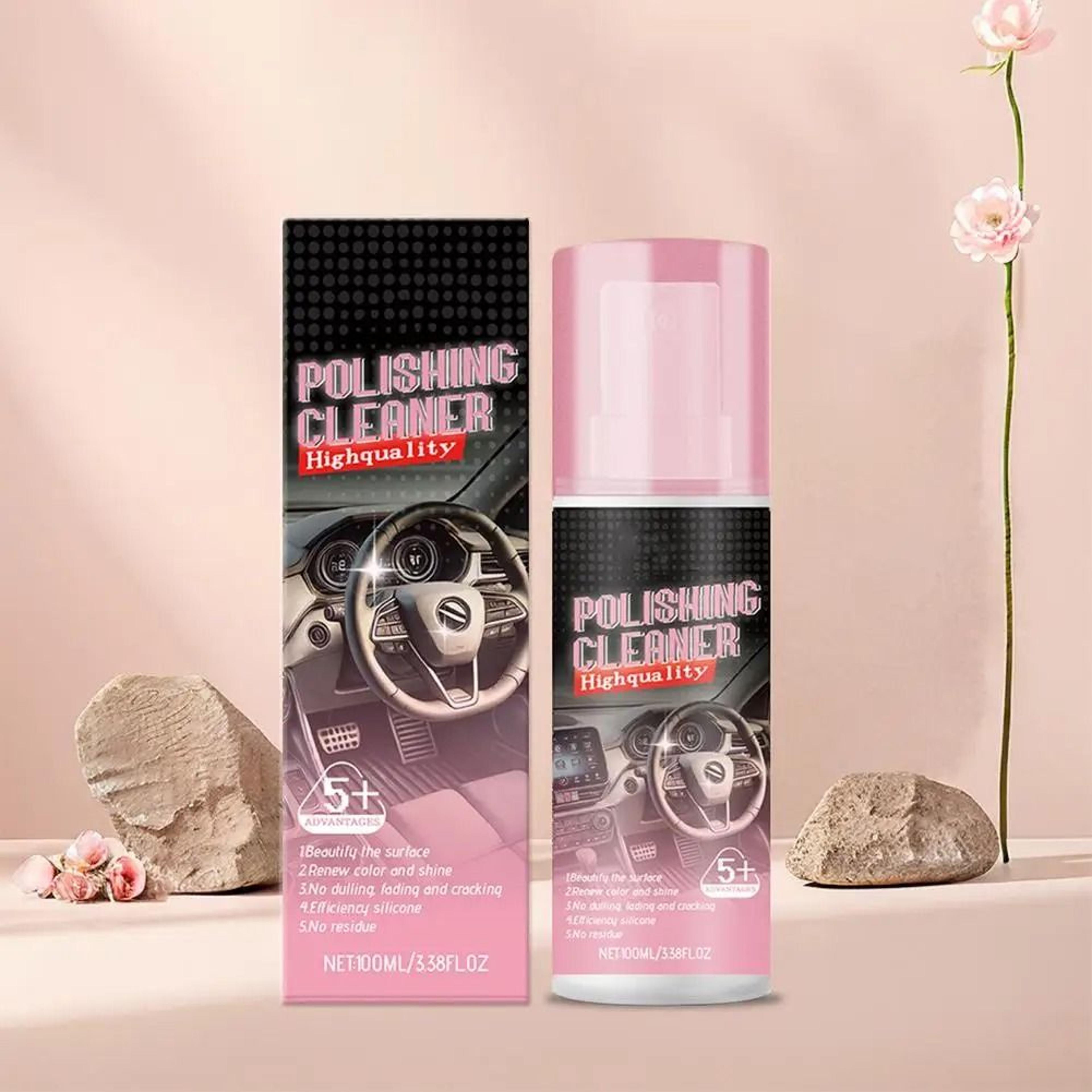 Versatile Car Interior Leather Polishing Agent  Deep Cleaner High Gloss Stain Remover 5