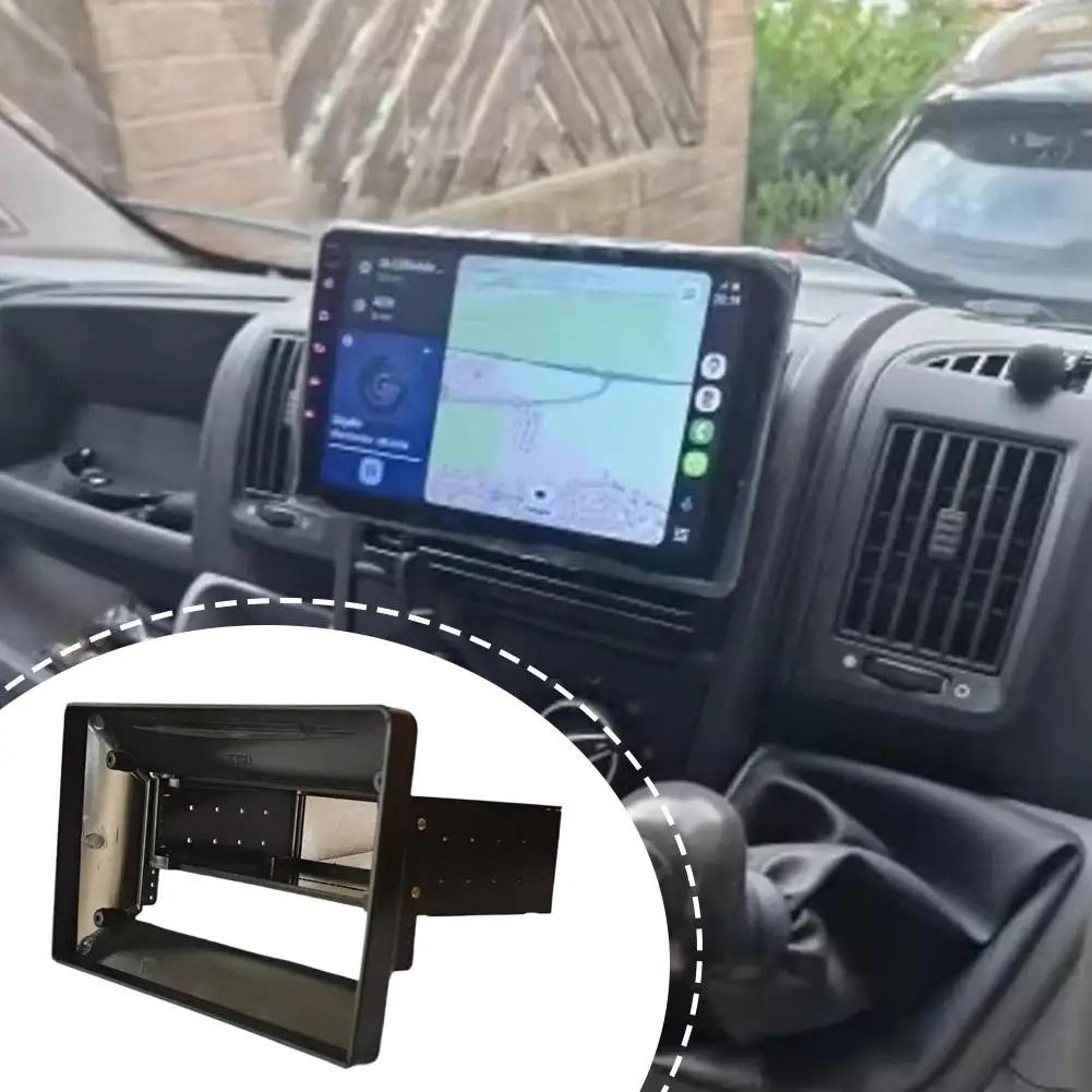 Universal 1DIN To 9Inch Single Din Car Stereo Radio Fascia Touch Screen Navigation Modification Pan 3