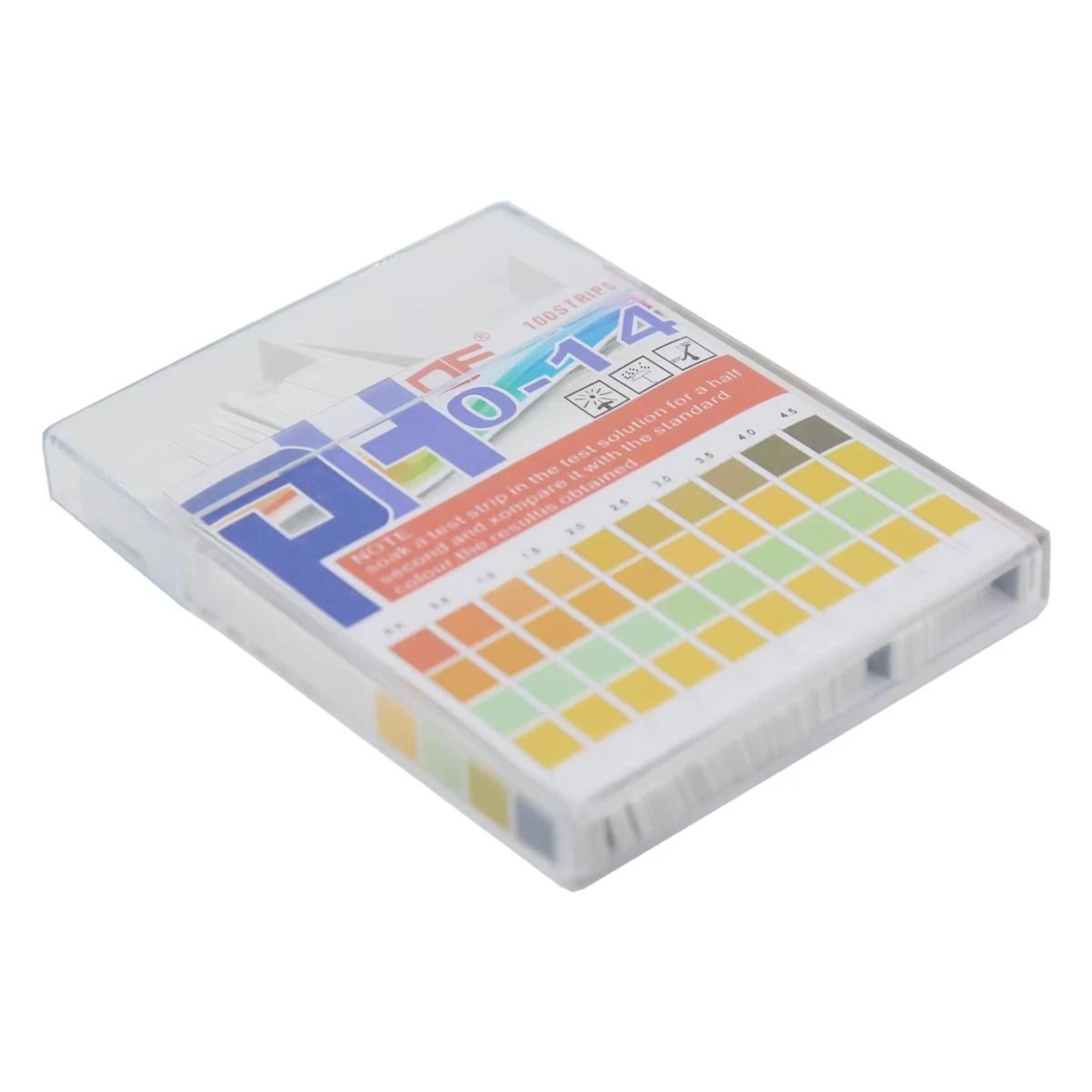 100pcs Universal PH Test Strips Range 014 Indicator Paper Boxed Litmus Tester 6