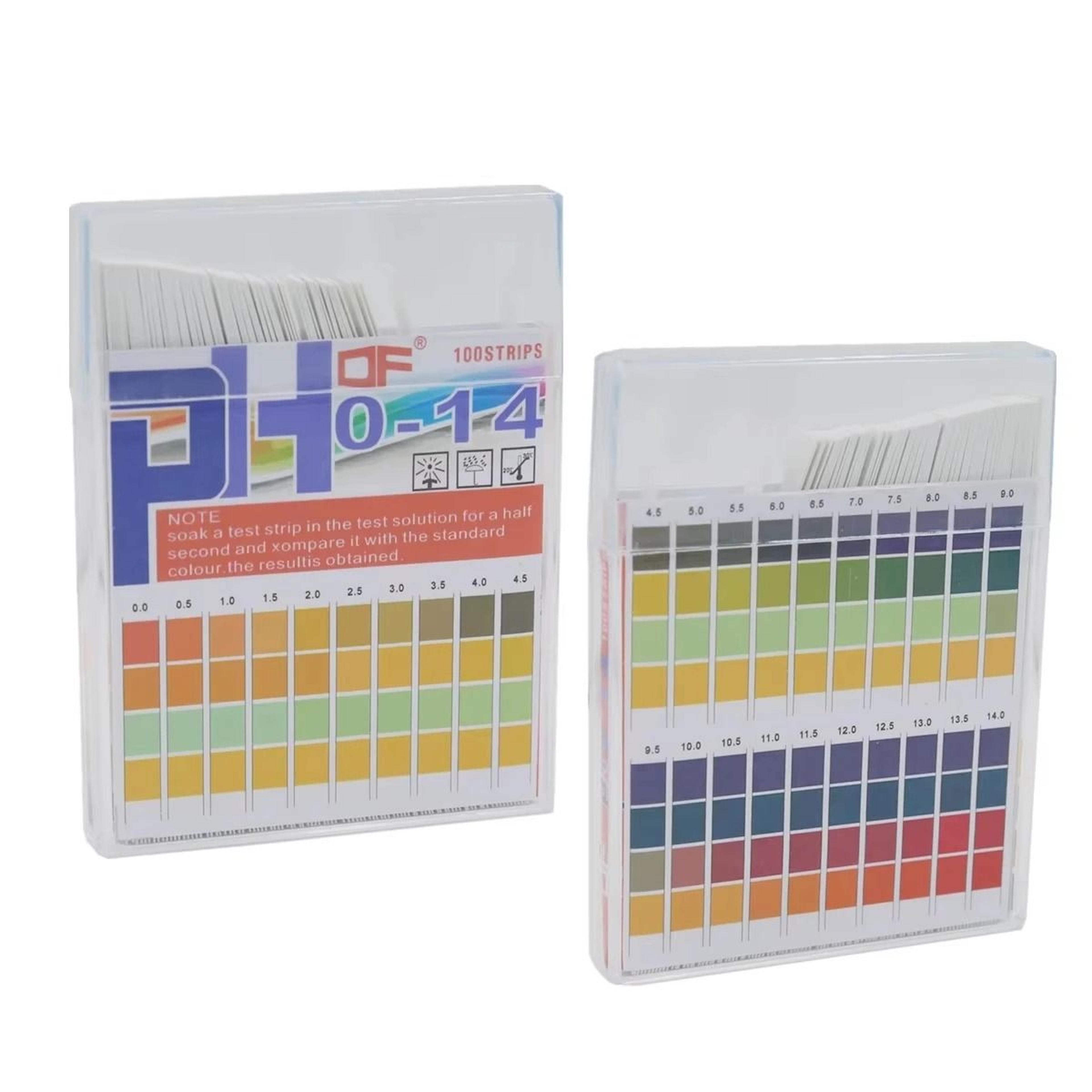 100pcs Universal PH Test Strips Range 014 Indicator Paper Boxed Litmus Tester 0