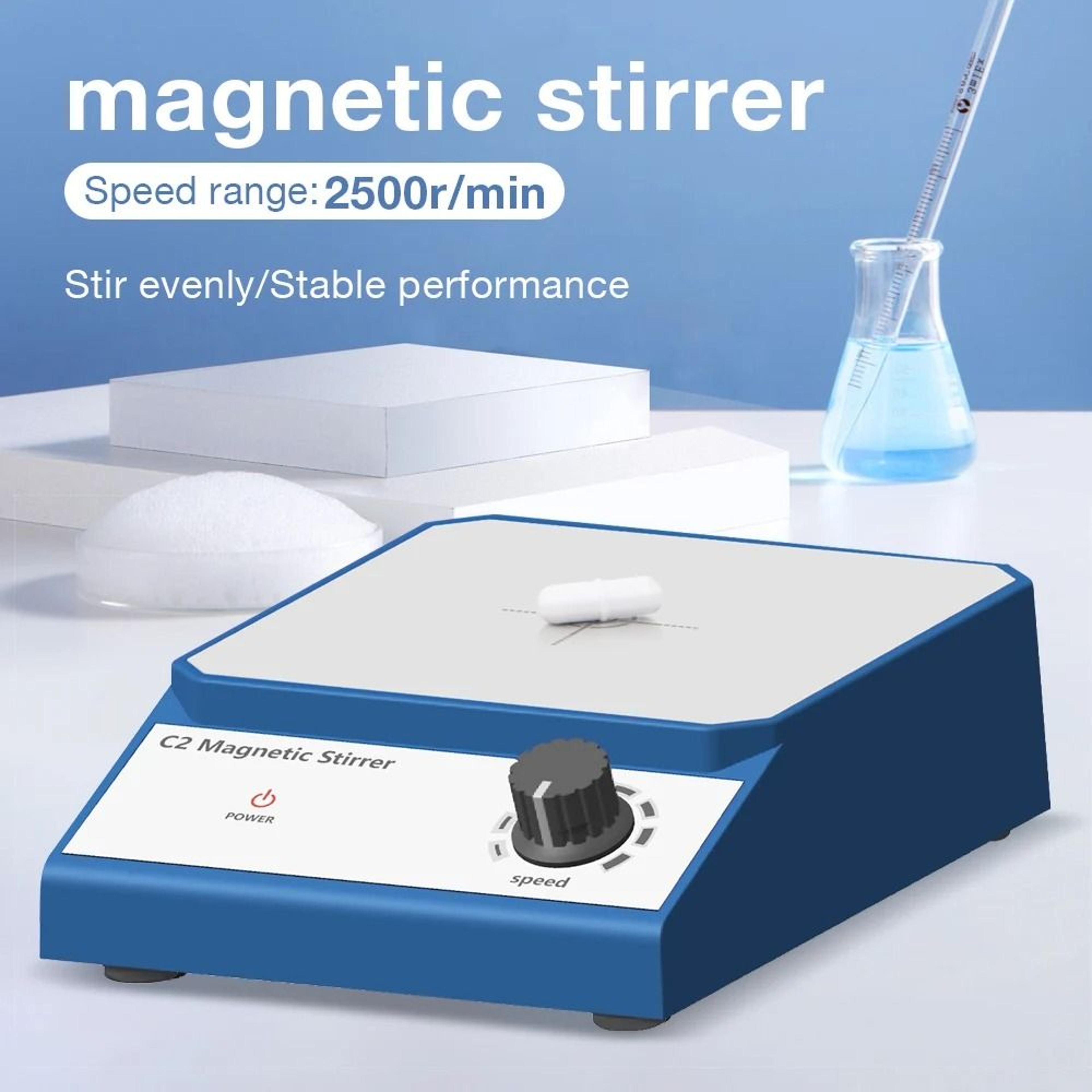 2l magnetic stirrer electronic speed control 2500 rpm laboratory magnetic mixer with stir bar