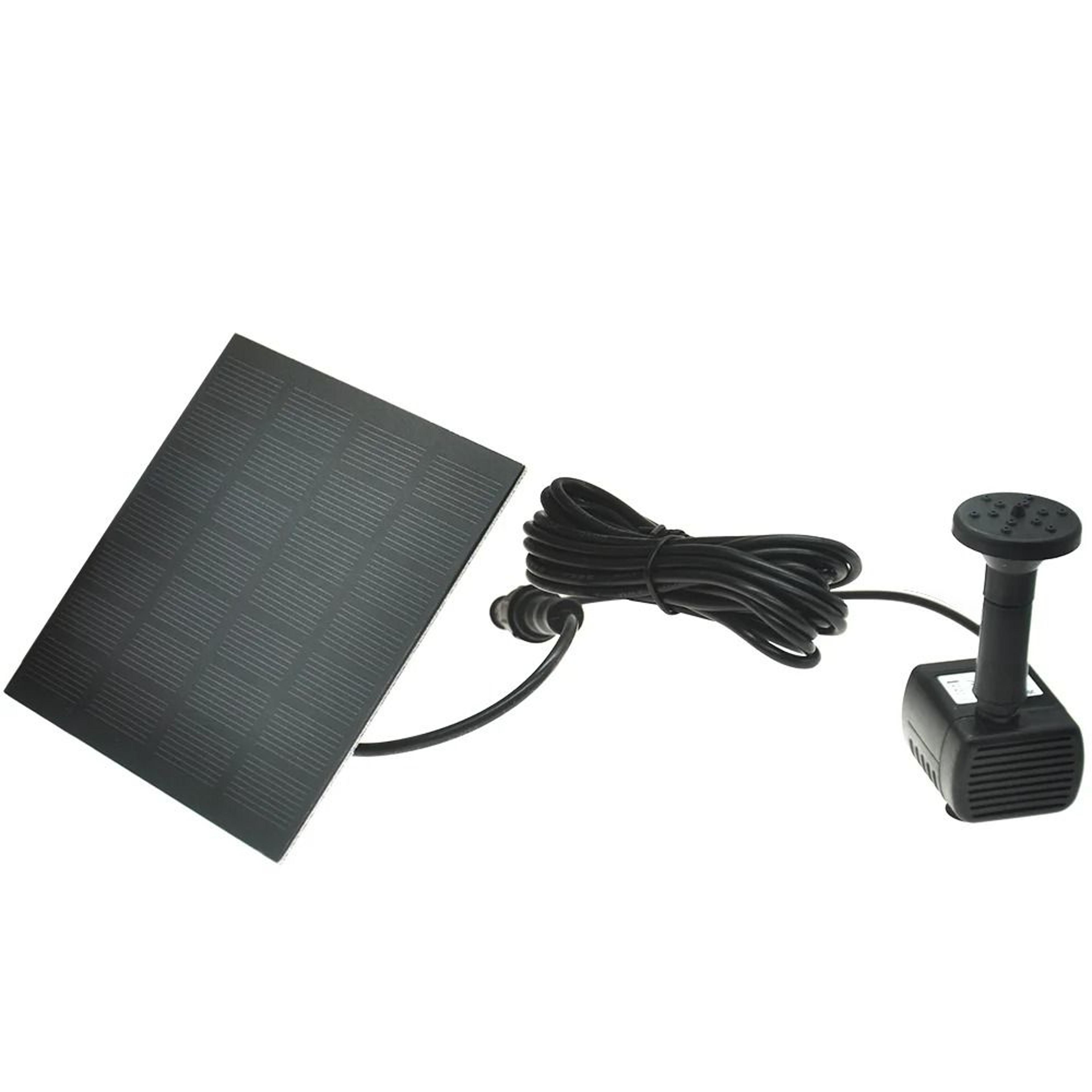 Solar Garden Fountain Pump Outdoor Water Feature Kit For Bird Baths Ponds Pools  Waterfalls 6