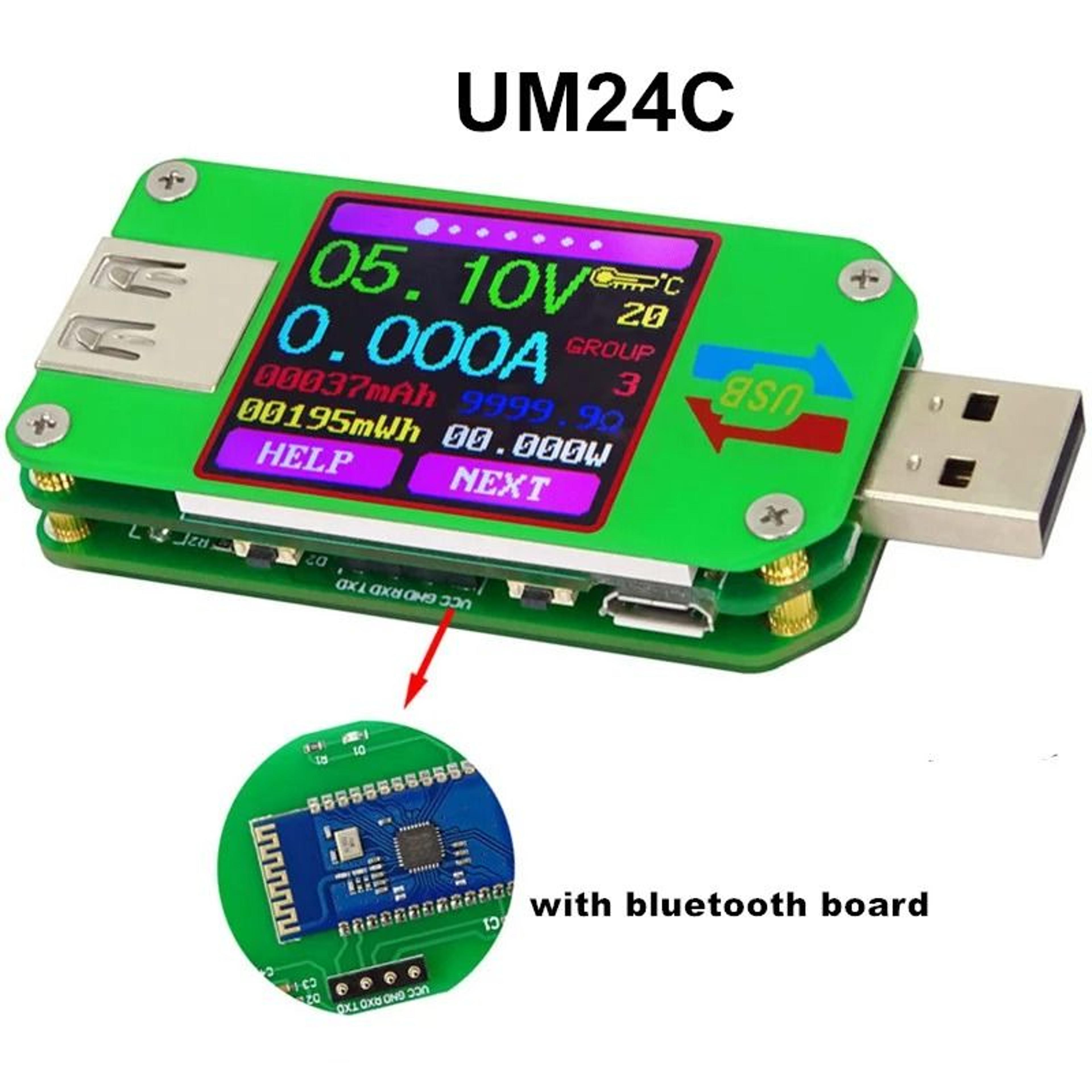DC Voltmeter Ammeter Voltage Current Tester  Battery Charge USB Power Analyzer 7