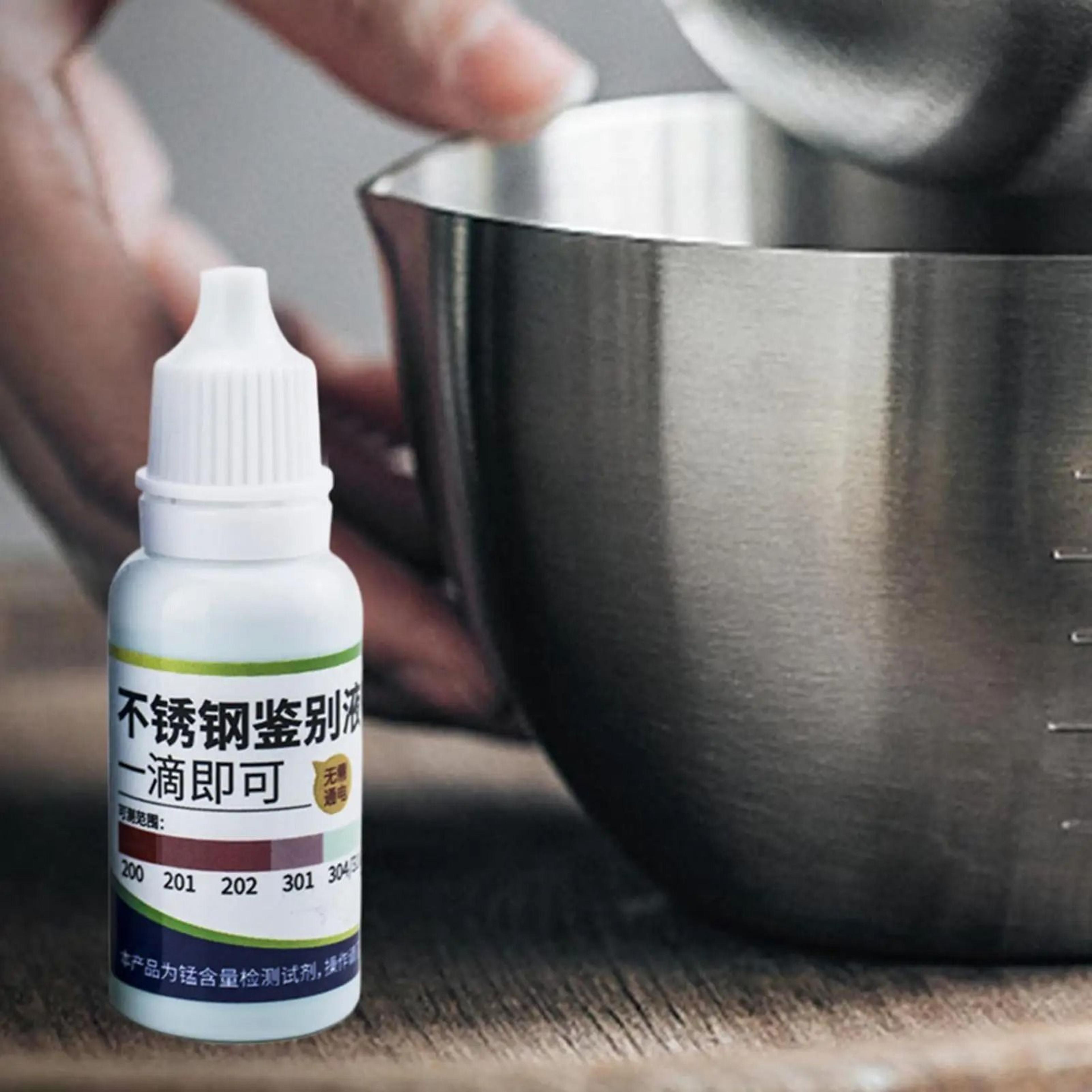 Stainless Steel Grade Testing Liquid Detection Agent For 304 201 202 301 Stainless Steel Identifica 3