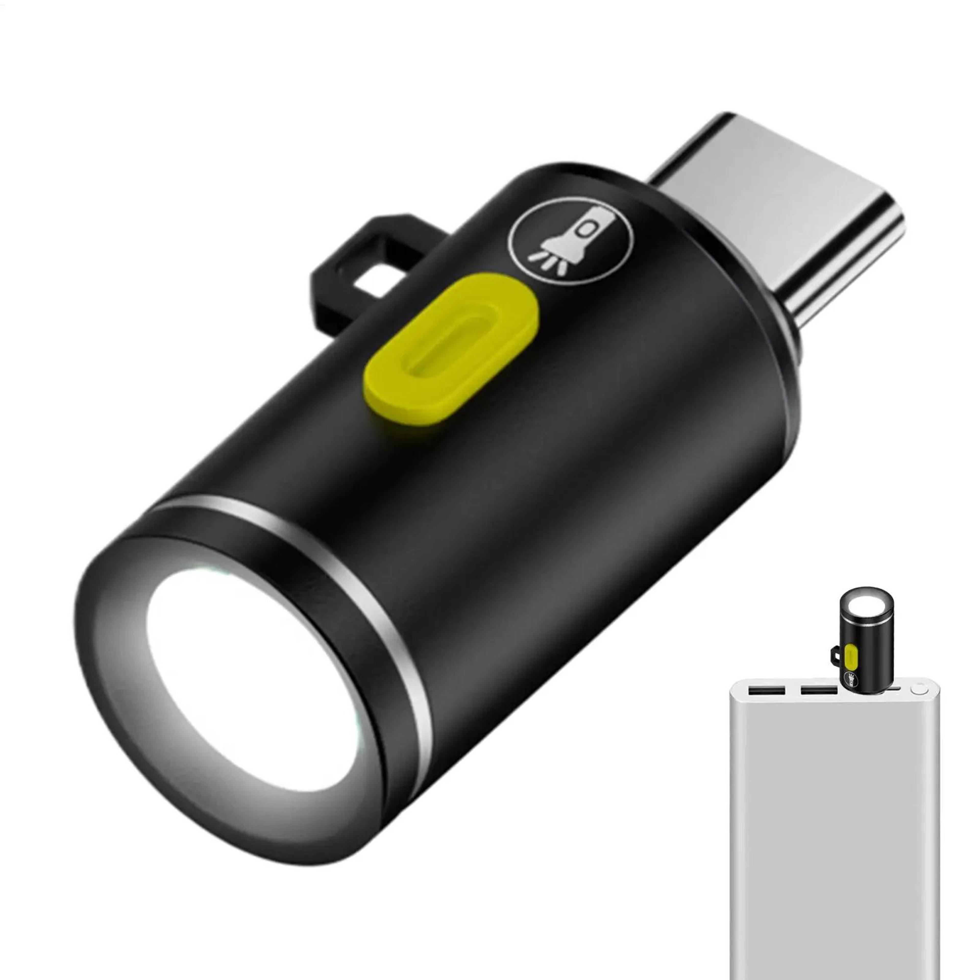 Mini LED Camping Flashlight TypeC Rechargeable Portable Pocket Waterproof Torch For Outdoor Hiking 0
