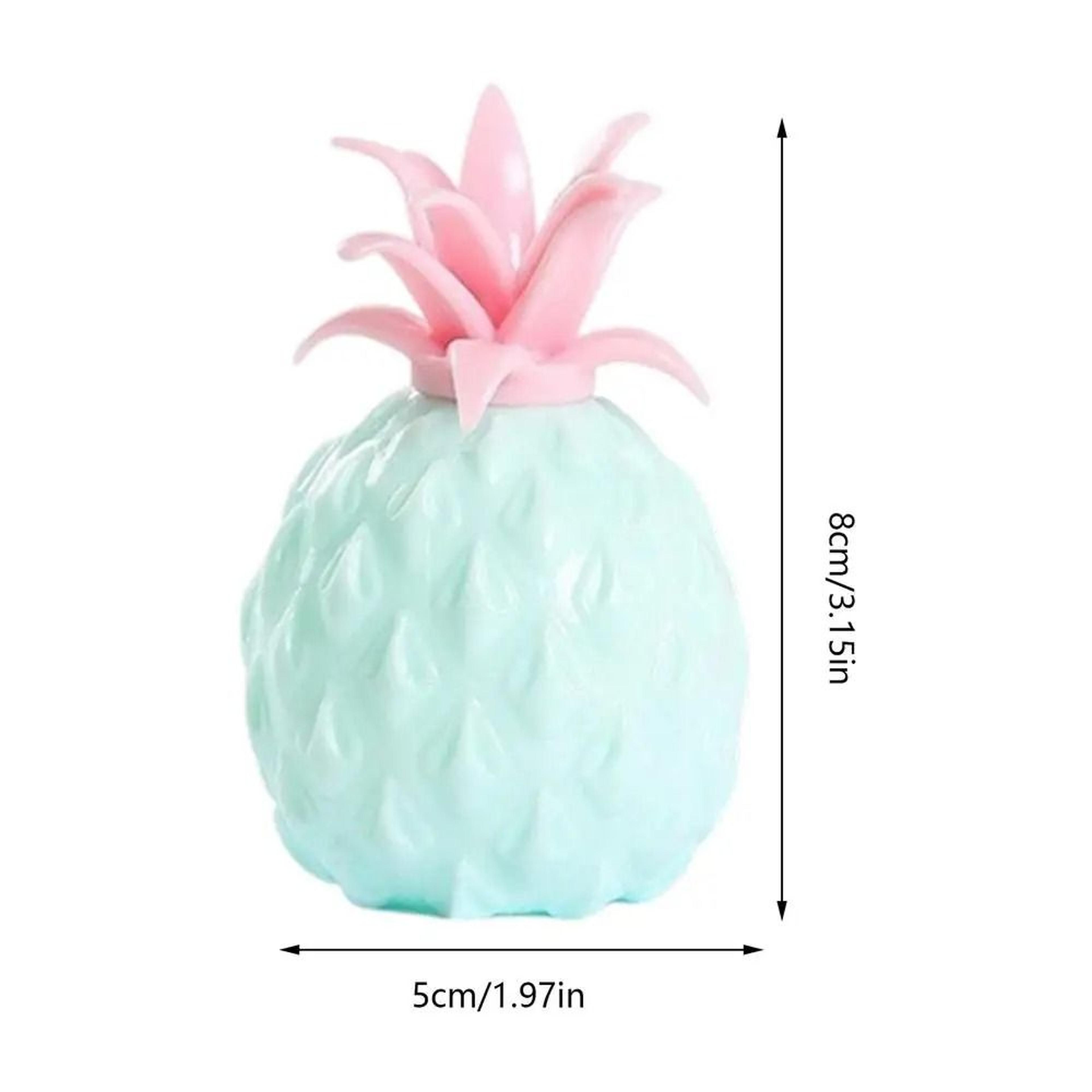 Pineapple Design Stretchable Squeeze Sensory Toy Portable Decompression Fidget Toy For Stress Relie 8