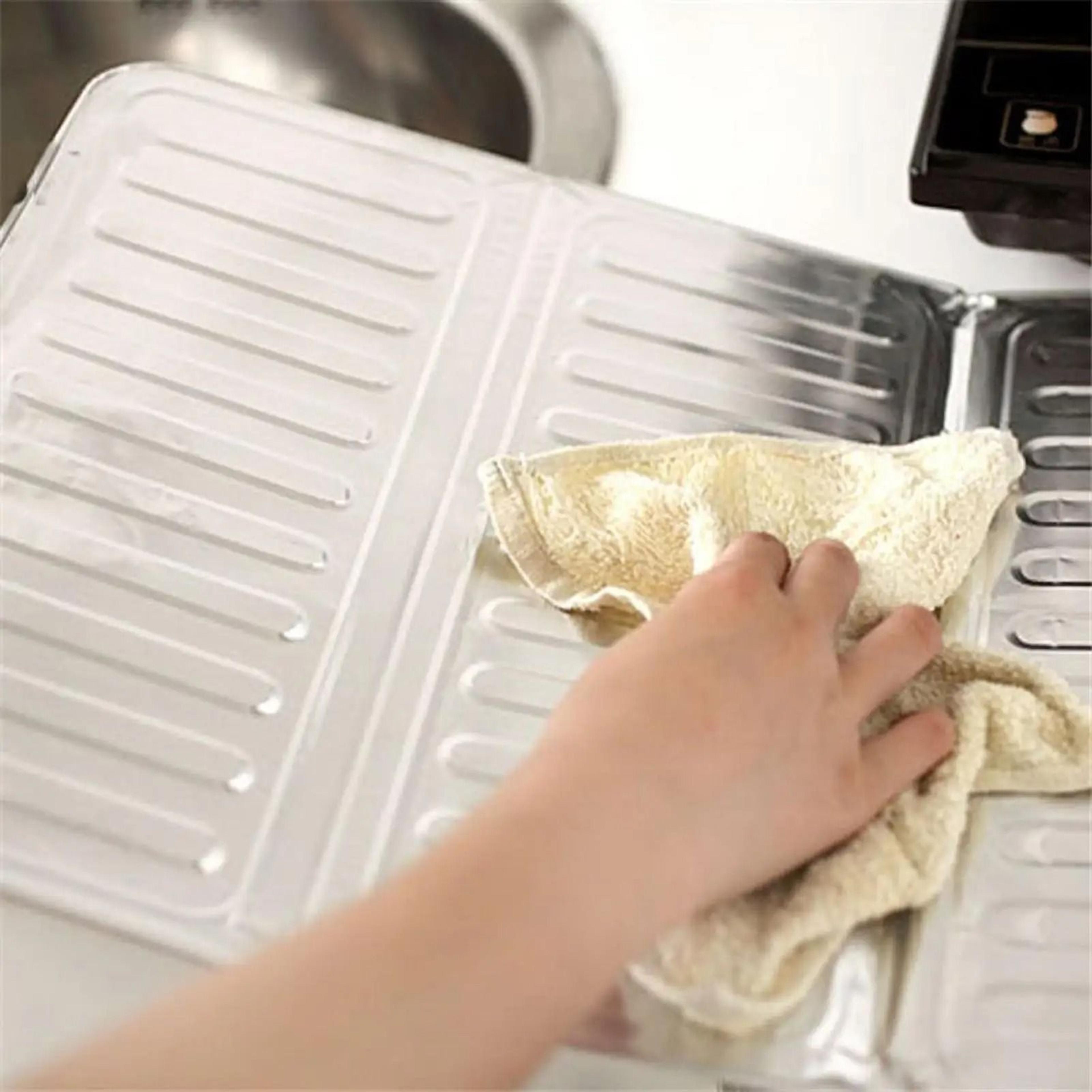 3Sided Foldable Stove Splatter Guard Nonstick Aluminum Foil Shield Screen Cover 84 X 325 Cm 4