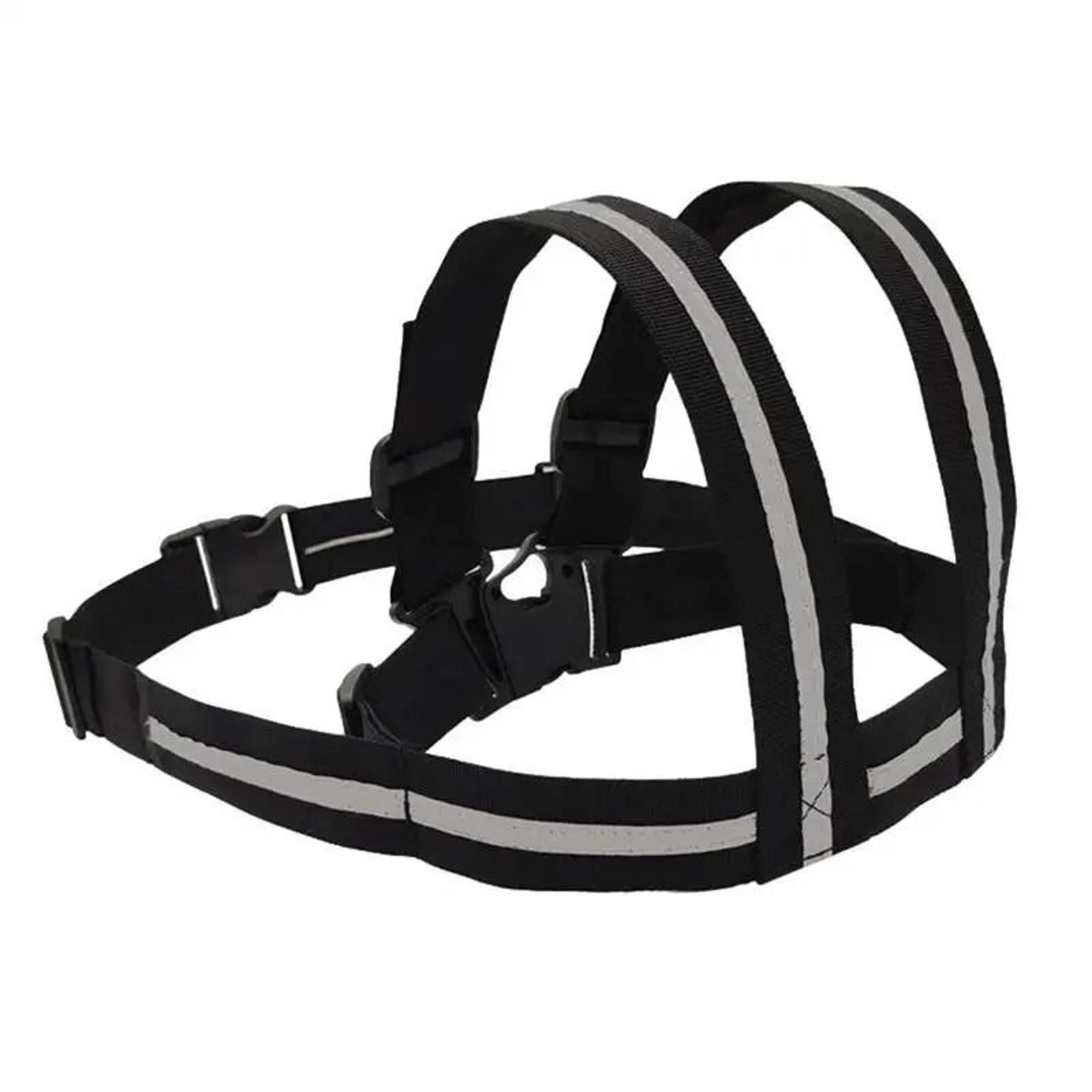 universal adjustable motorcycle safety belt harness for kids & toddlers with reflective straps & passenger handles