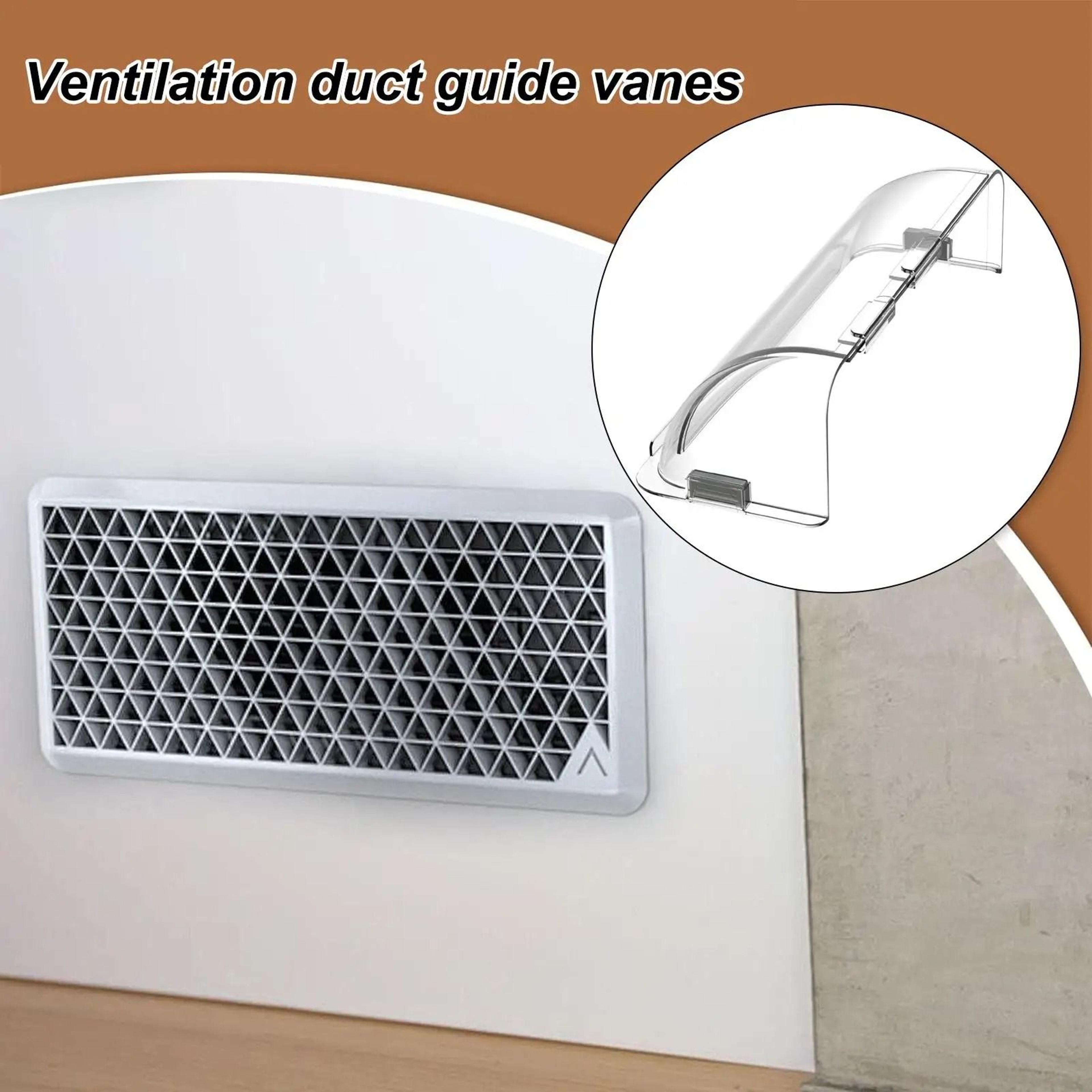 Magnetic Air Vent Deflector DoubleLayer Heat Register Deflector  Air Flow Diverter For Floor  Wall  2