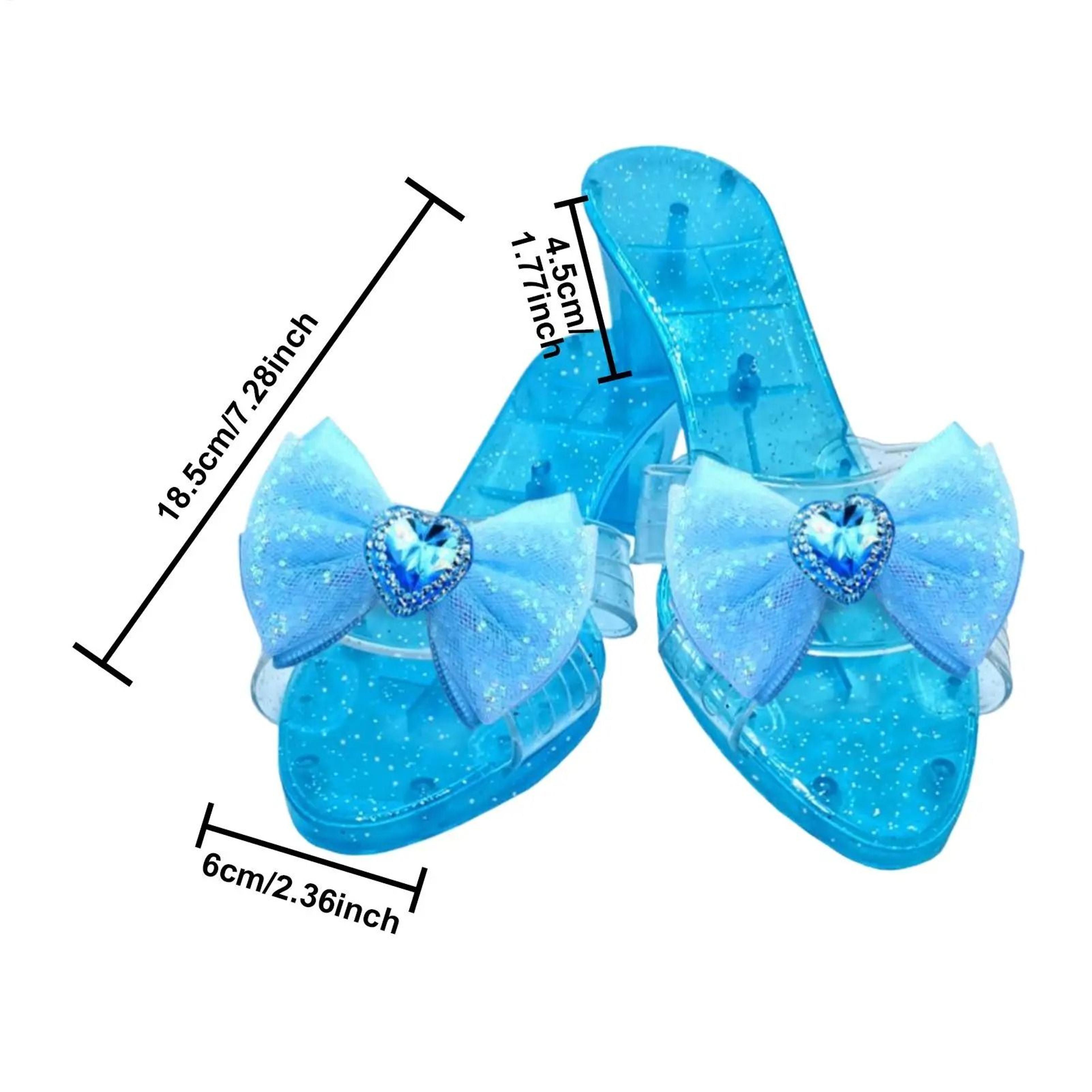 Girls Crystal High Heels Princess Dress Up Shoes Toddler Cosplay Prop Shoes For Photo  Holiday 5