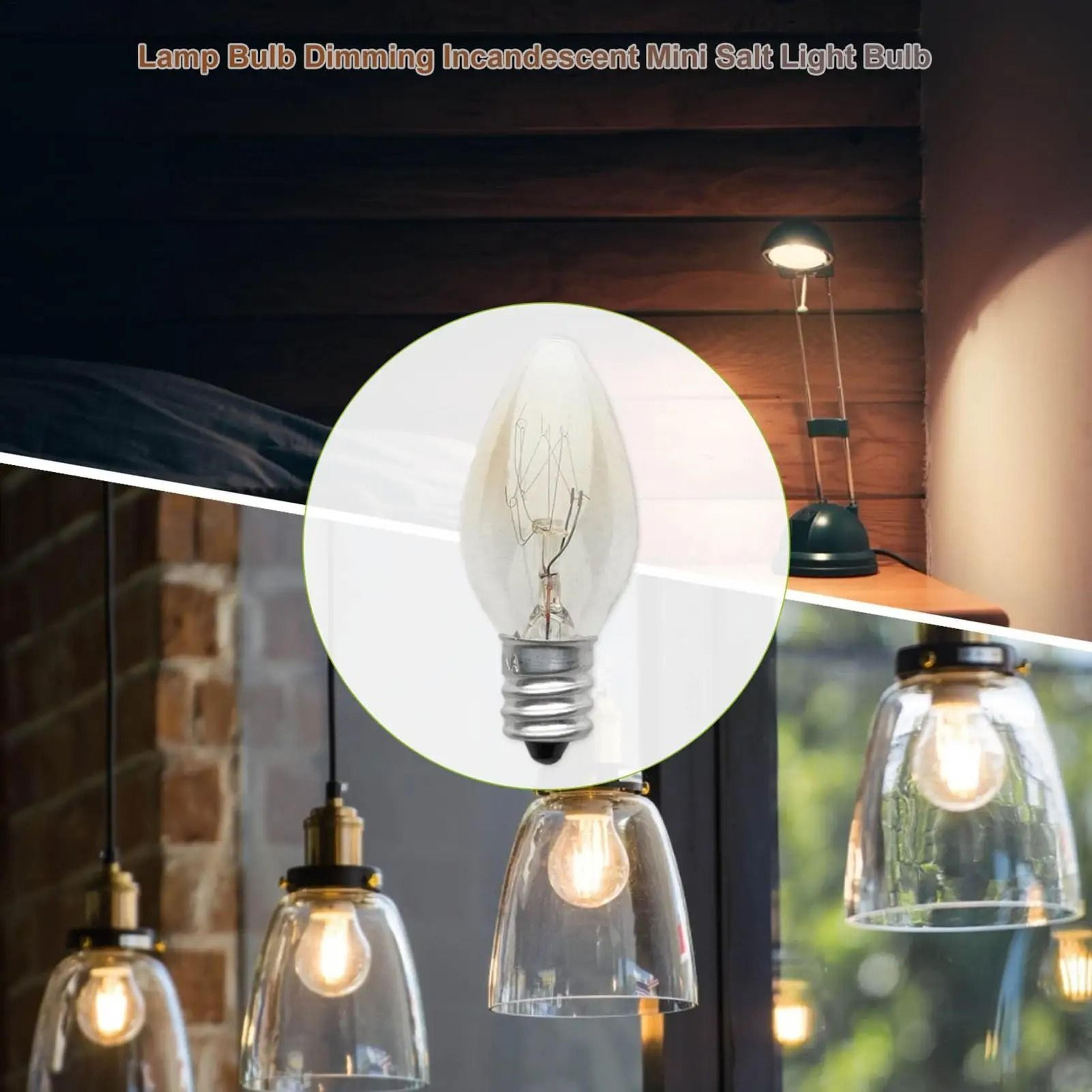 C7 E12 LED Night Light Bulb 2700K Warm White Heat Resistant Mini Candle Bulb 220V 10W Equivalent 4