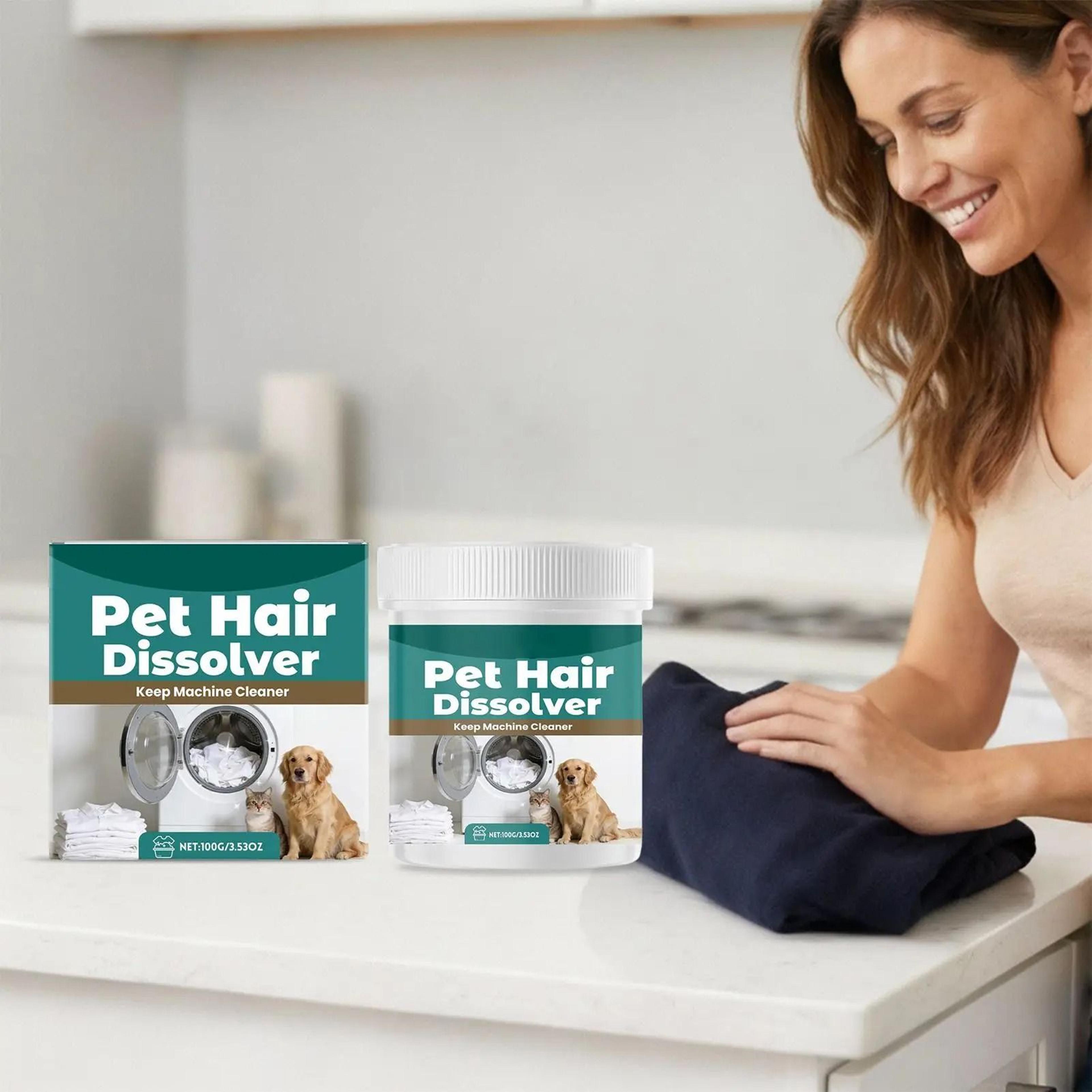 Pet Hair Dissolver For Washing Machine Deep Cleaning Dog  Cat Hair Remover For Clothes  Laundry Odo 1