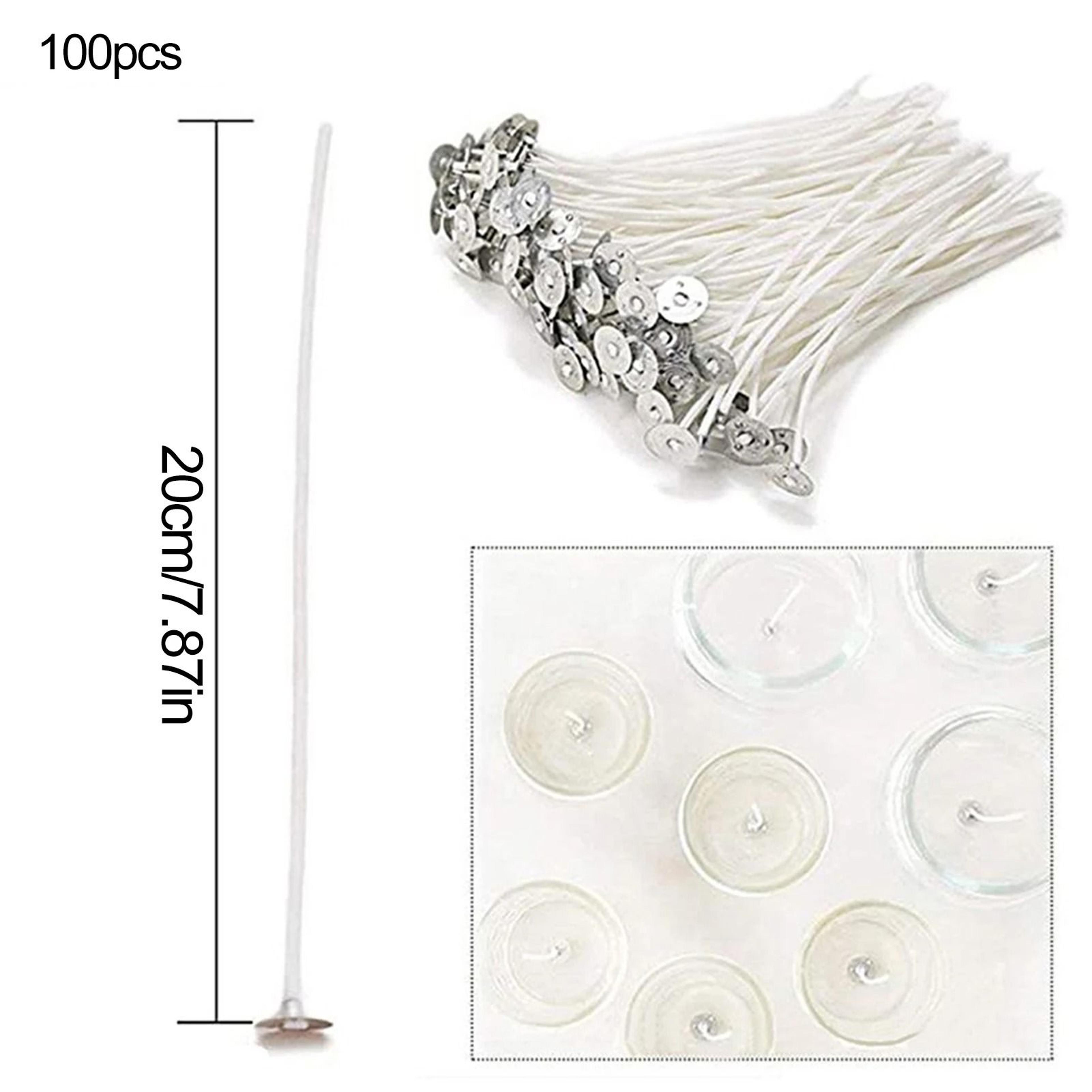50pcs Set 40Strand Woven Cotton Candle Wicks Soy Wax Core For DIY Candle Making  Kerosene Lamps 810 9