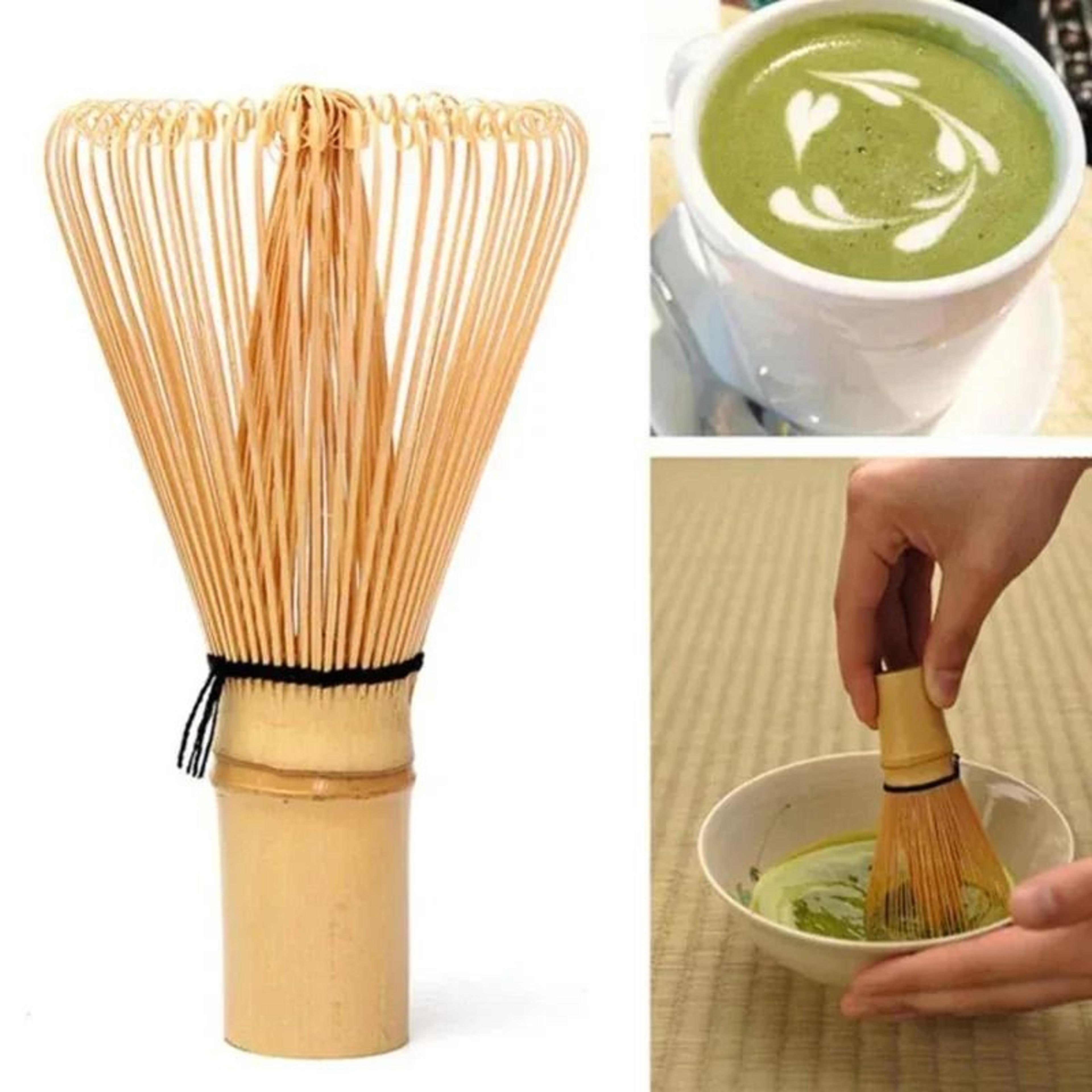 Handcrafted Bamboo Matcha Whisk Chasen Traditional Green Tea Powder Mixer  Stirrer For Japanese Tea 4