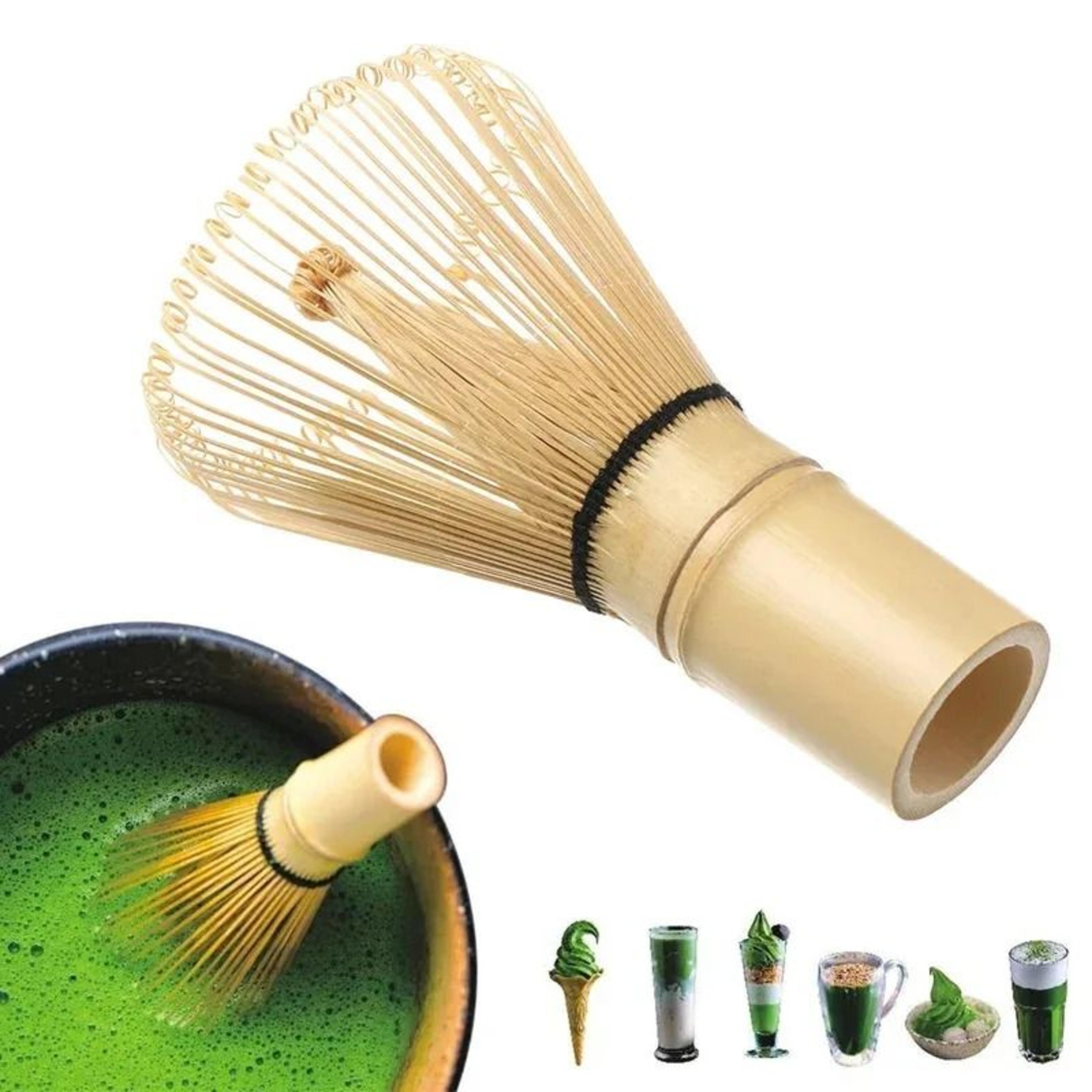 Handcrafted Bamboo Matcha Whisk Chasen Traditional Green Tea Powder Mixer  Stirrer For Japanese Tea 2