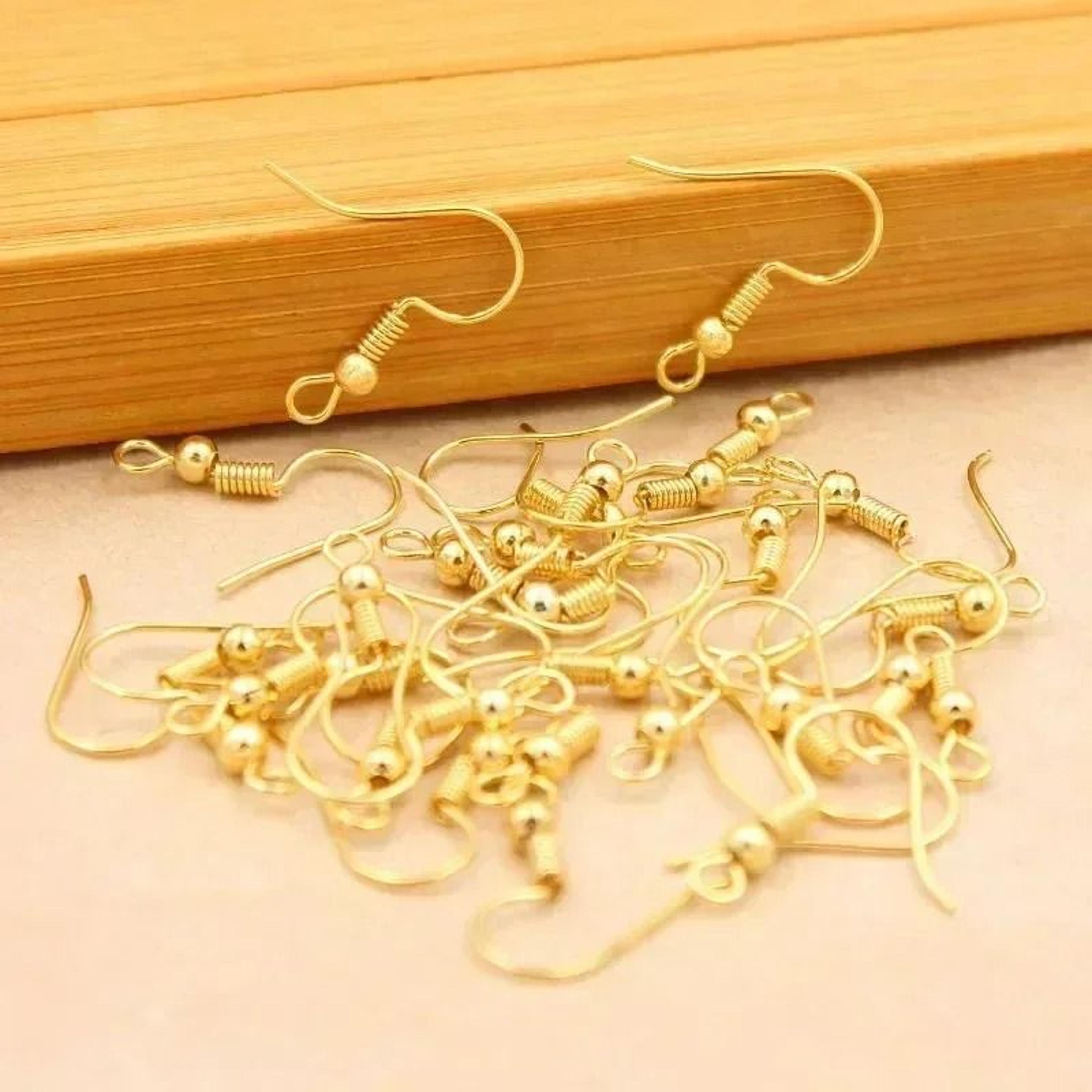 100500pcs Hypoallergenic Stainless Steel Earring Hooks Earwire Clasps Findings For DIY Jewelry Maki 3