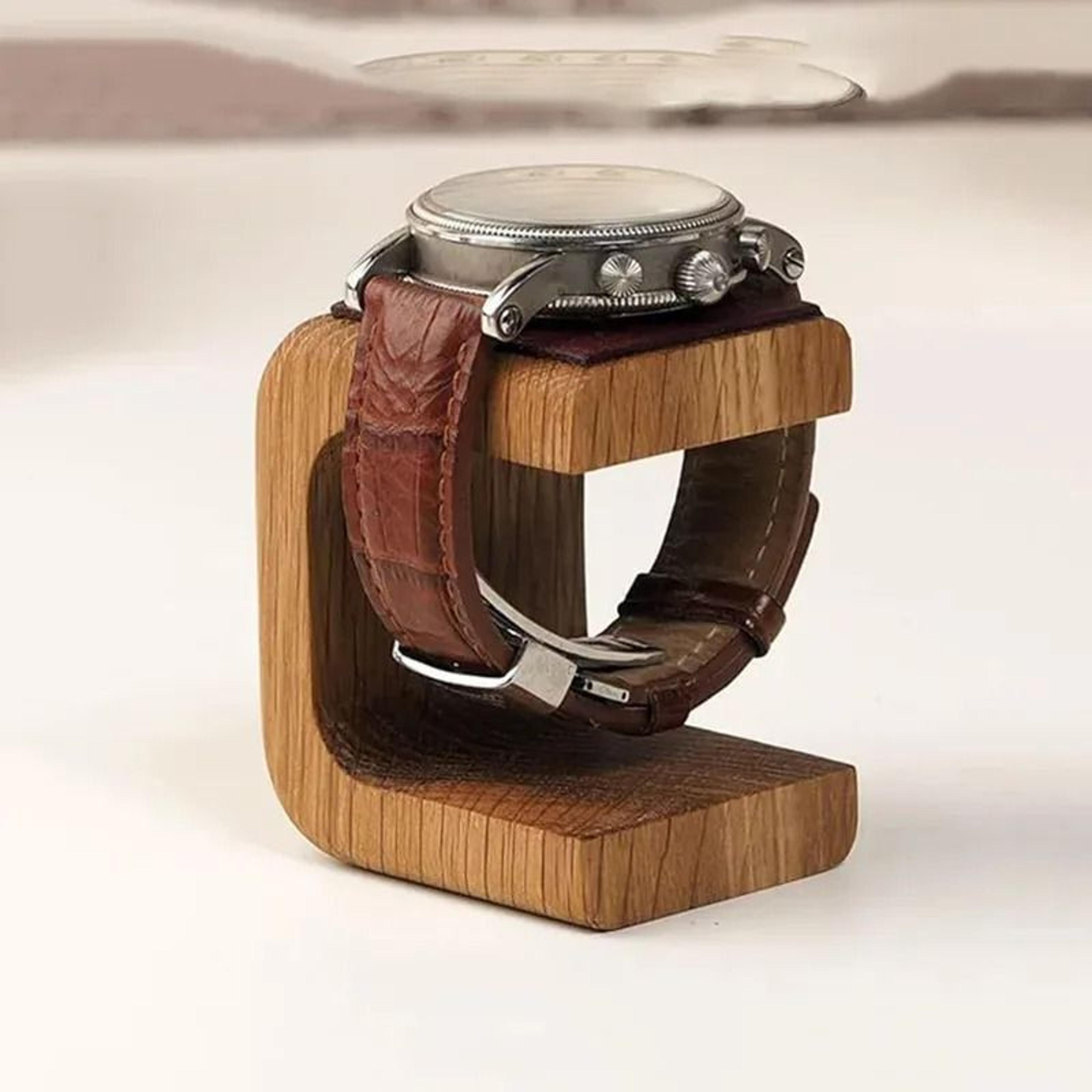 Solid Wood Watch Holder  Jewelry Display Stand Bracket For Watches Bracelets  Rings 0