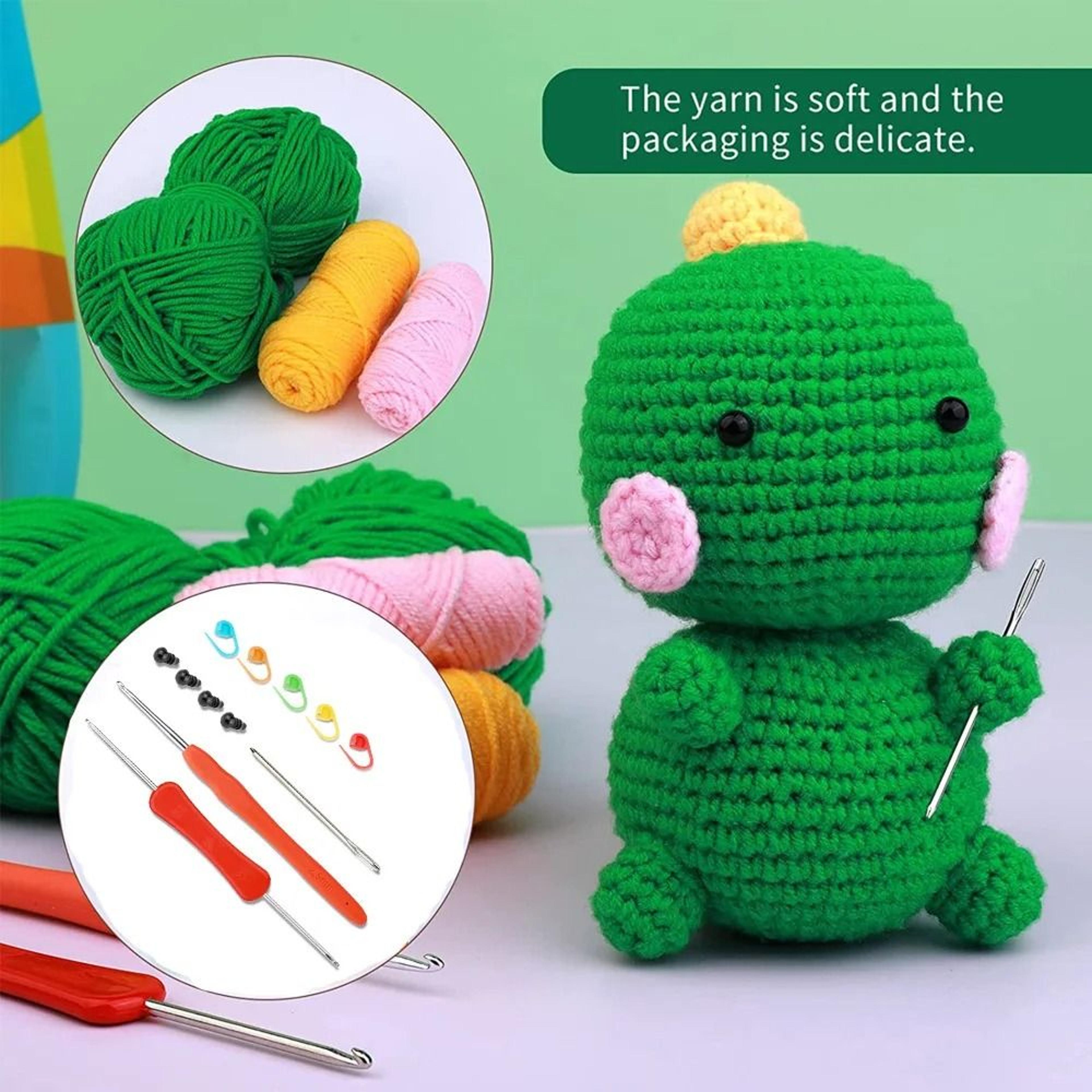 Crochet Animal Kit For Beginners With StepbyStep Video Tutorials  Complete DIY Knitting Tools Set 4