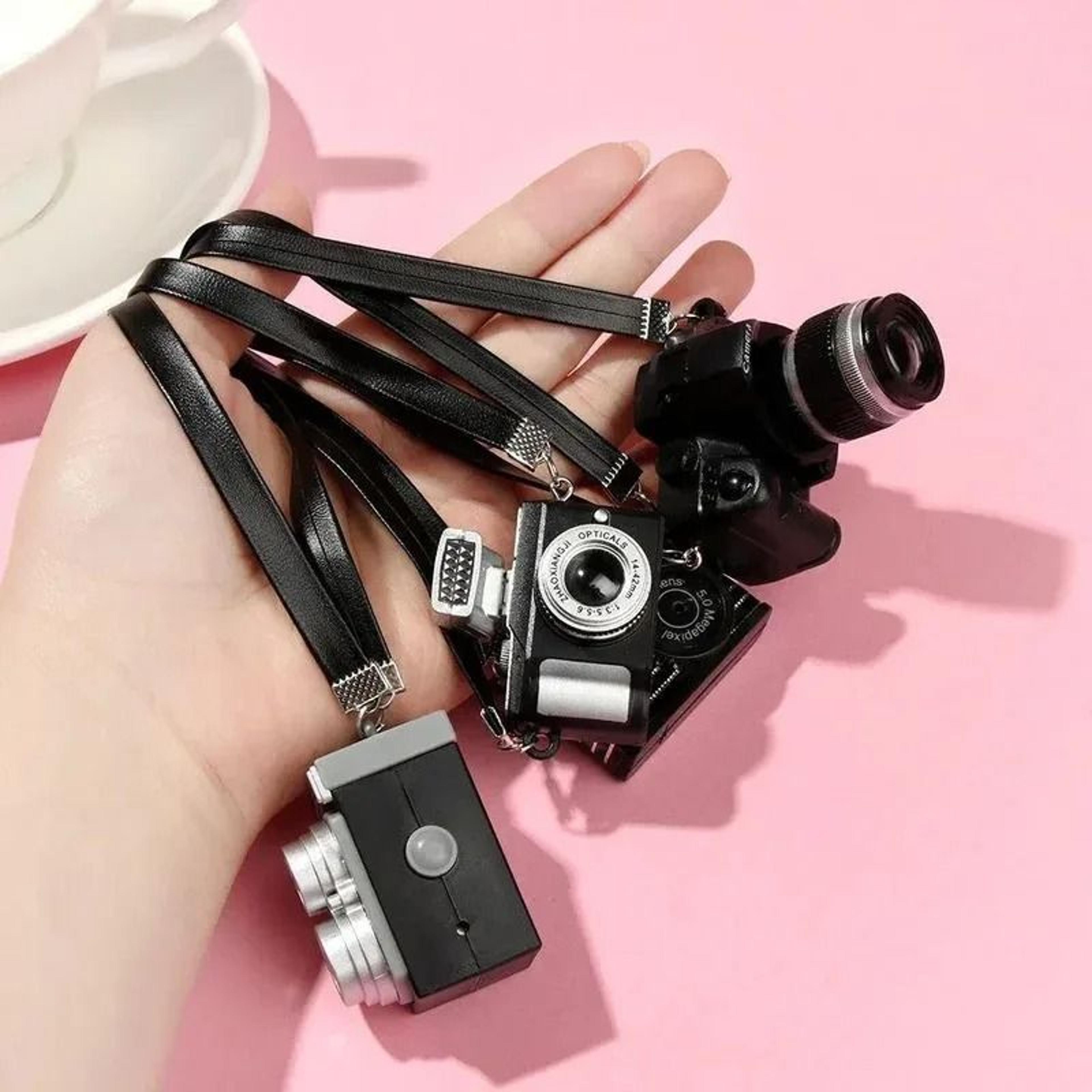 1Pc 16 18 112 Dollhouse Miniature Digital SLR Camera For Labubu  Upset Duck Doll Accessories 2