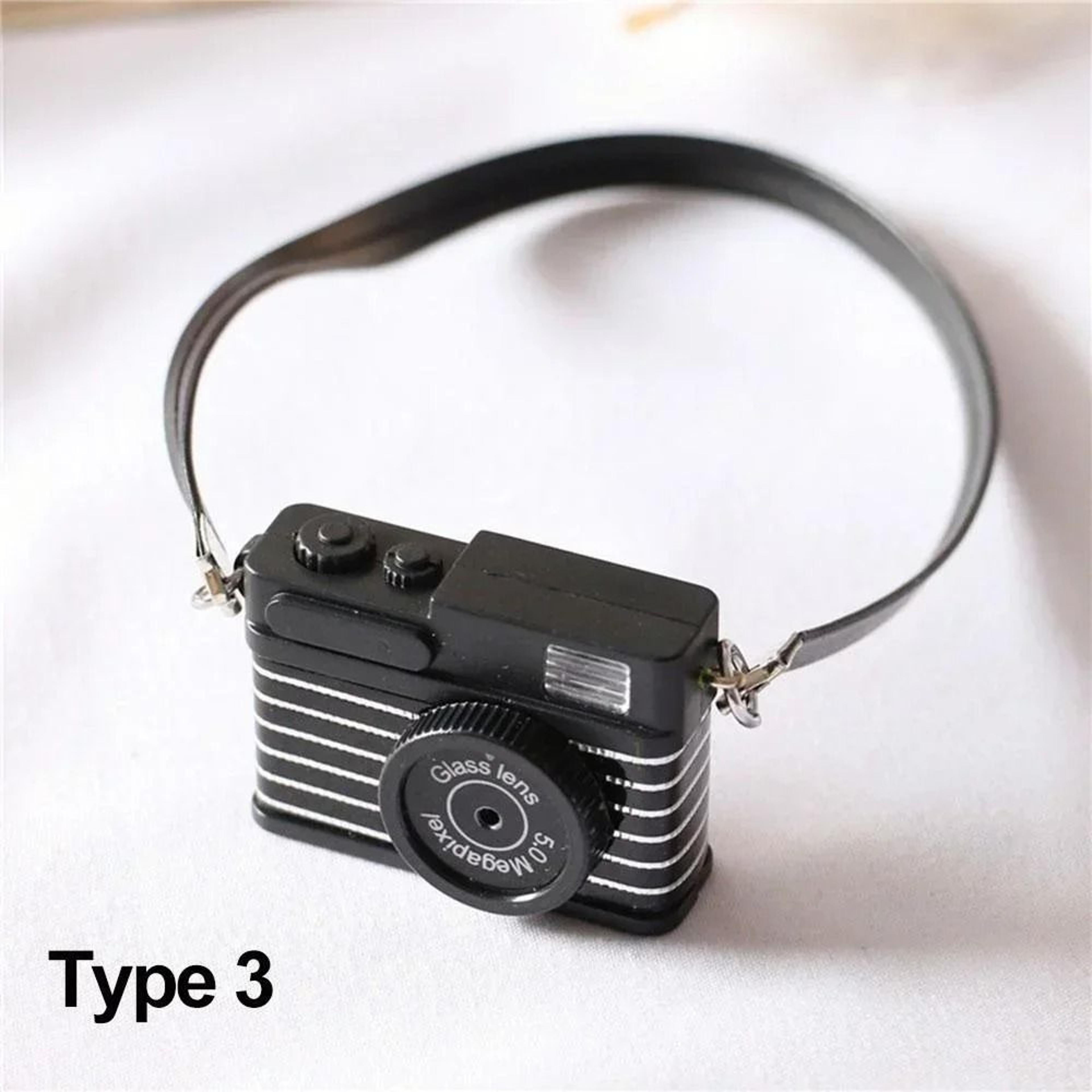 1Pc 16 18 112 Dollhouse Miniature Digital SLR Camera For Labubu  Upset Duck Doll Accessories 9