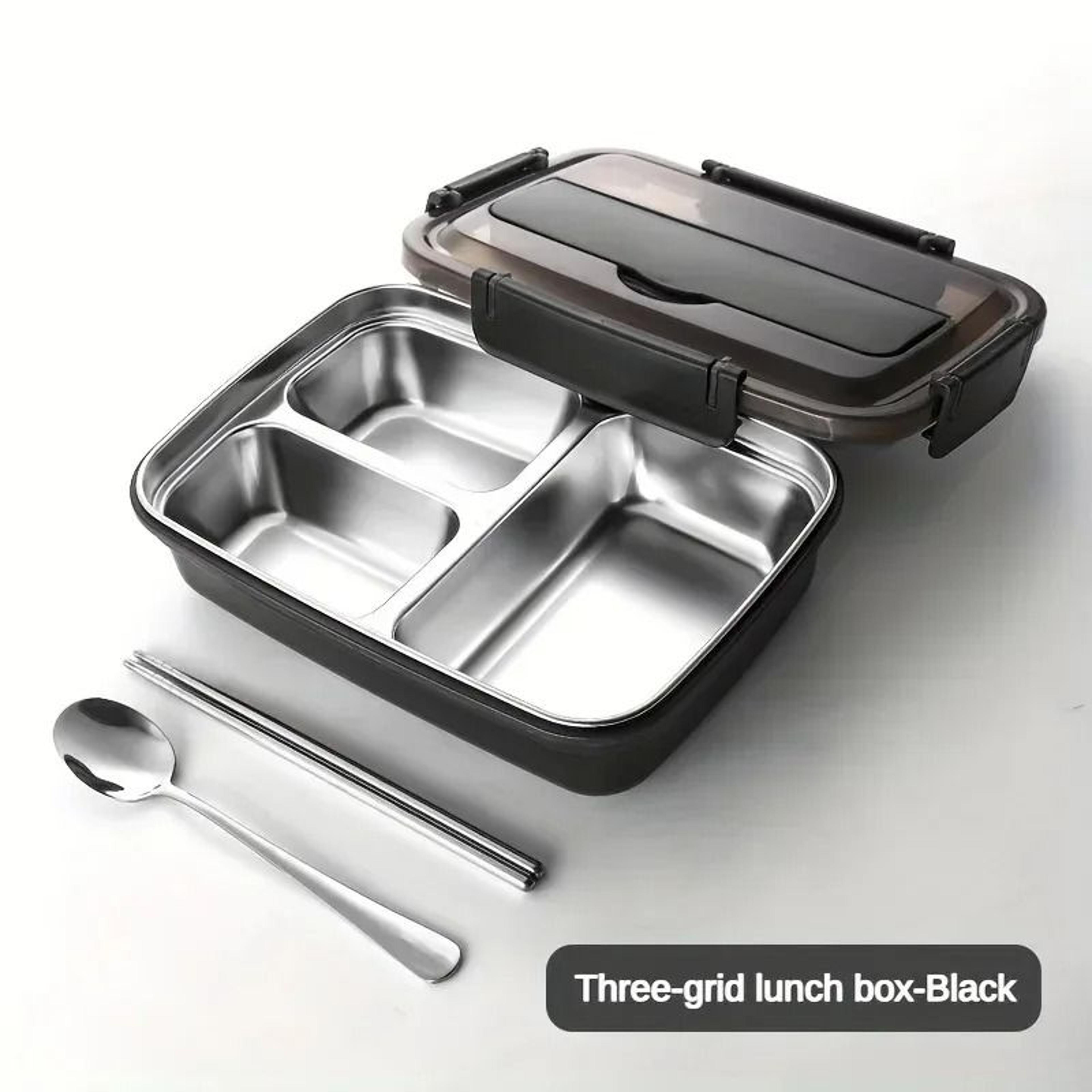 LeakProof Stainless Steel Lunch Box Bento Container With 34 Compartments For Students  Office Worke 2