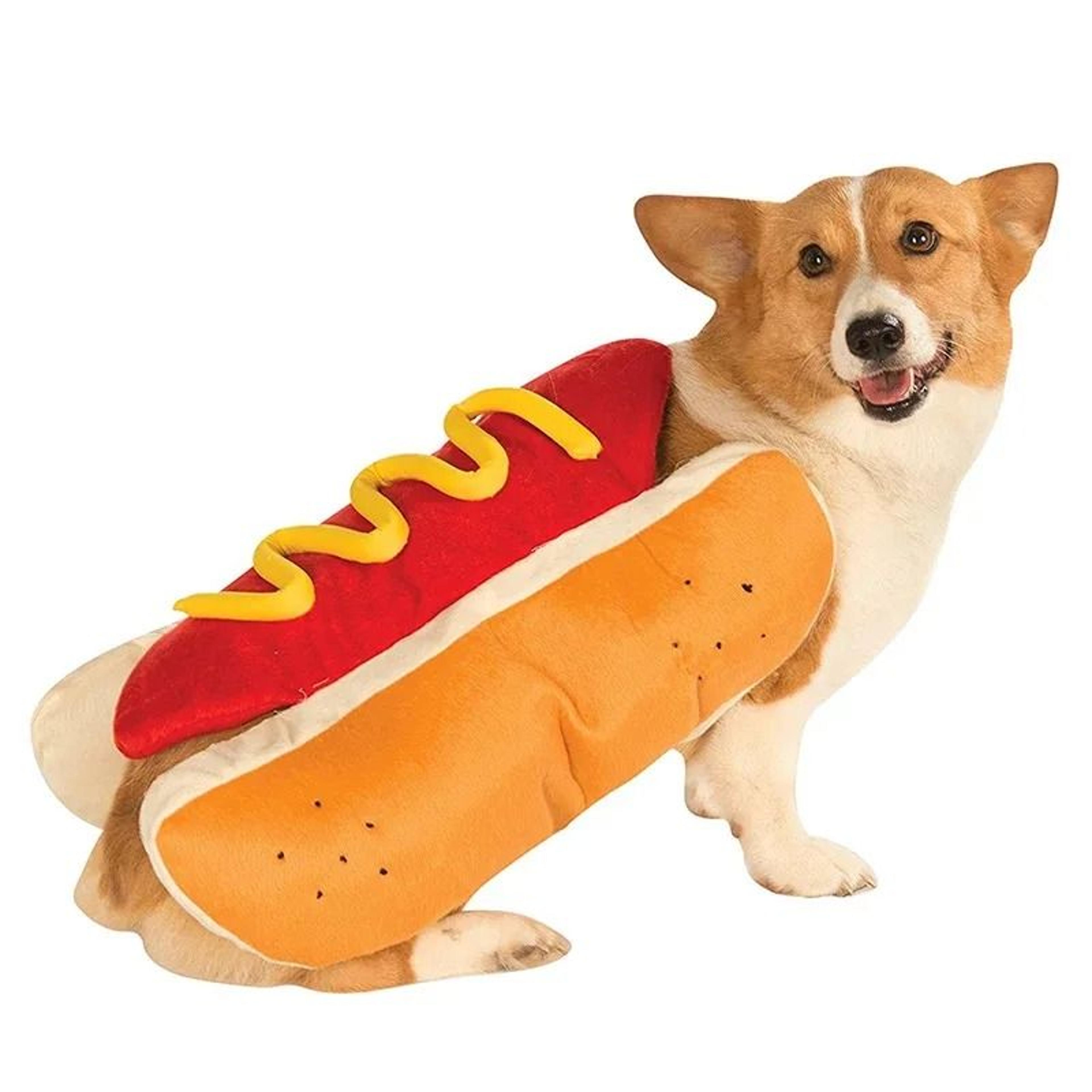 funny halloween hot dog dog costume adjustable dachshund sausage pet apparel party dress up suit