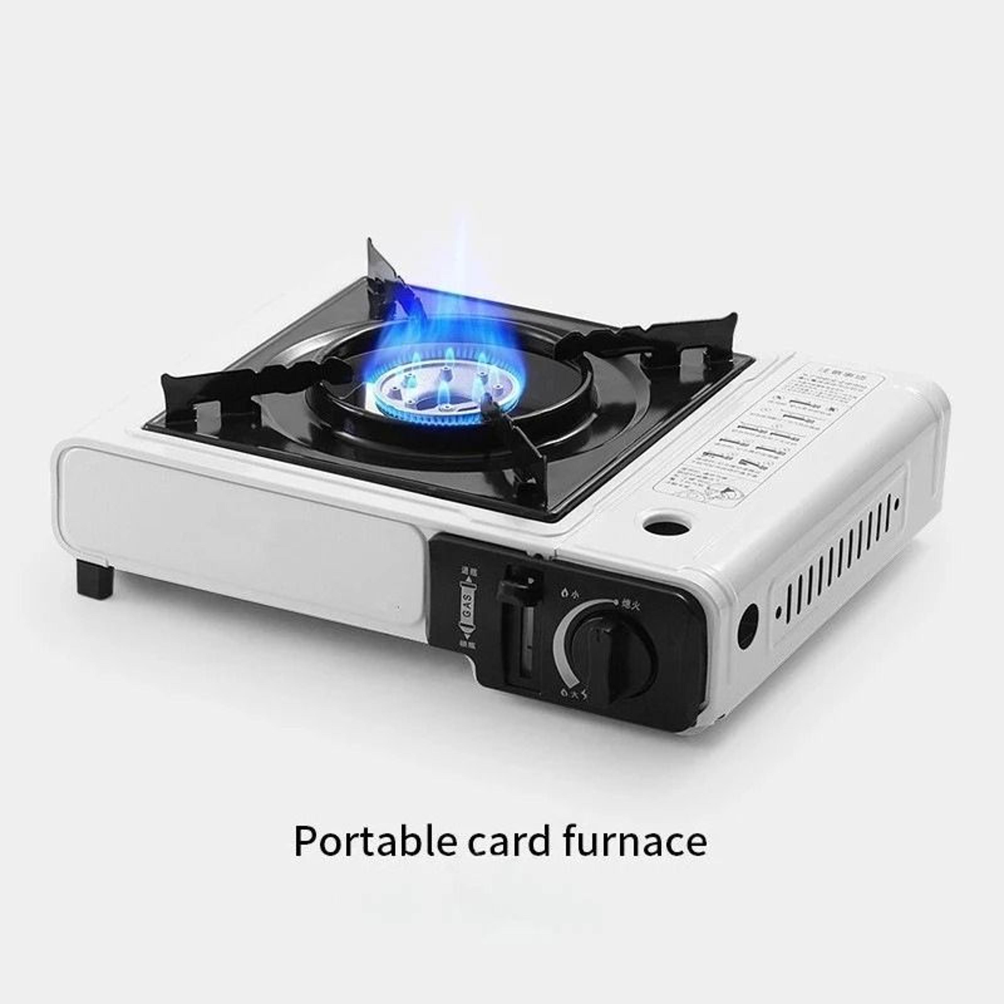 portable gas stove compact lightweight cassette stove for outdoor camping bbq & hot pot
