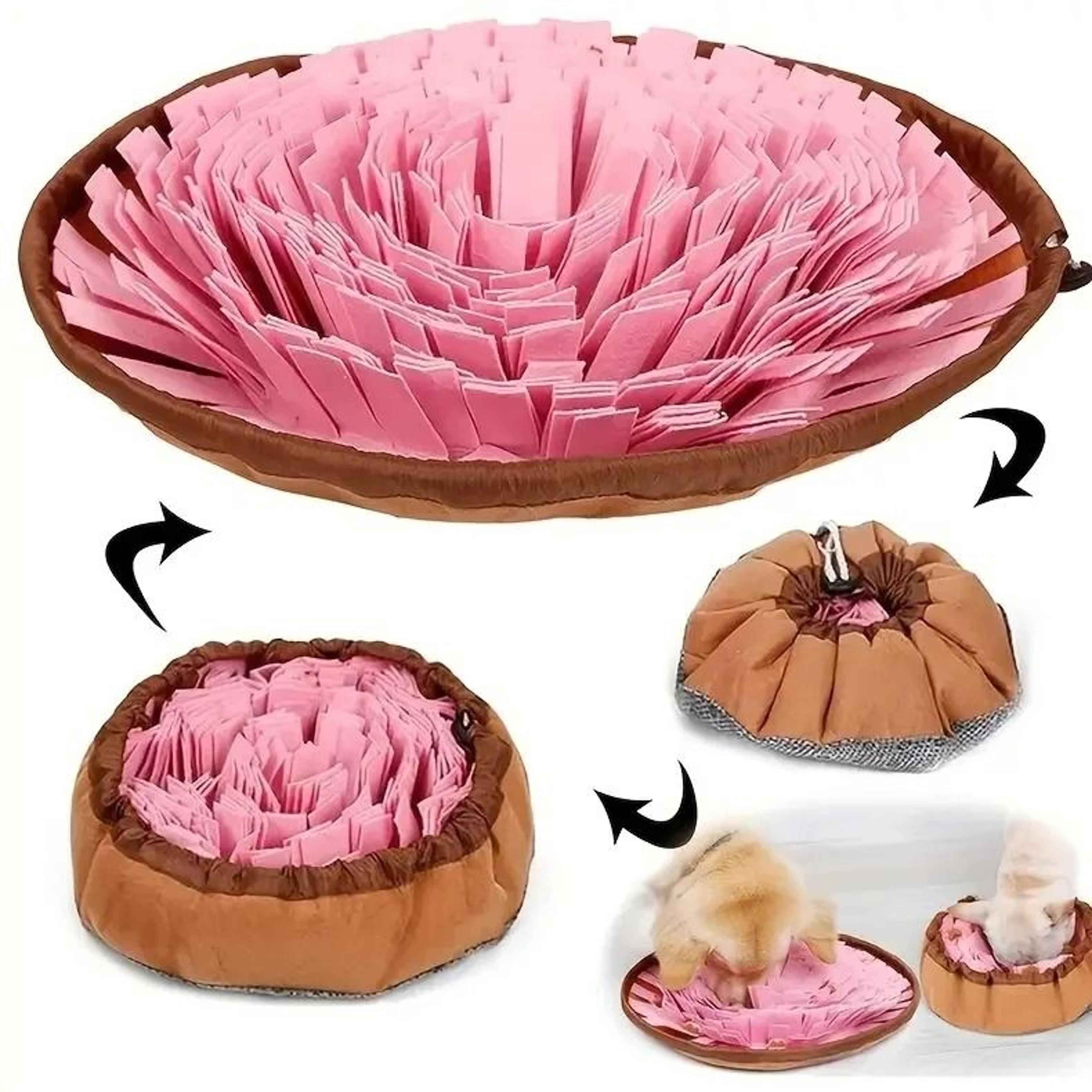 Washable Felt Pet Sniffing Pad Foldable Dog Nosework Feeding Mat For Natural Foraging Training 9