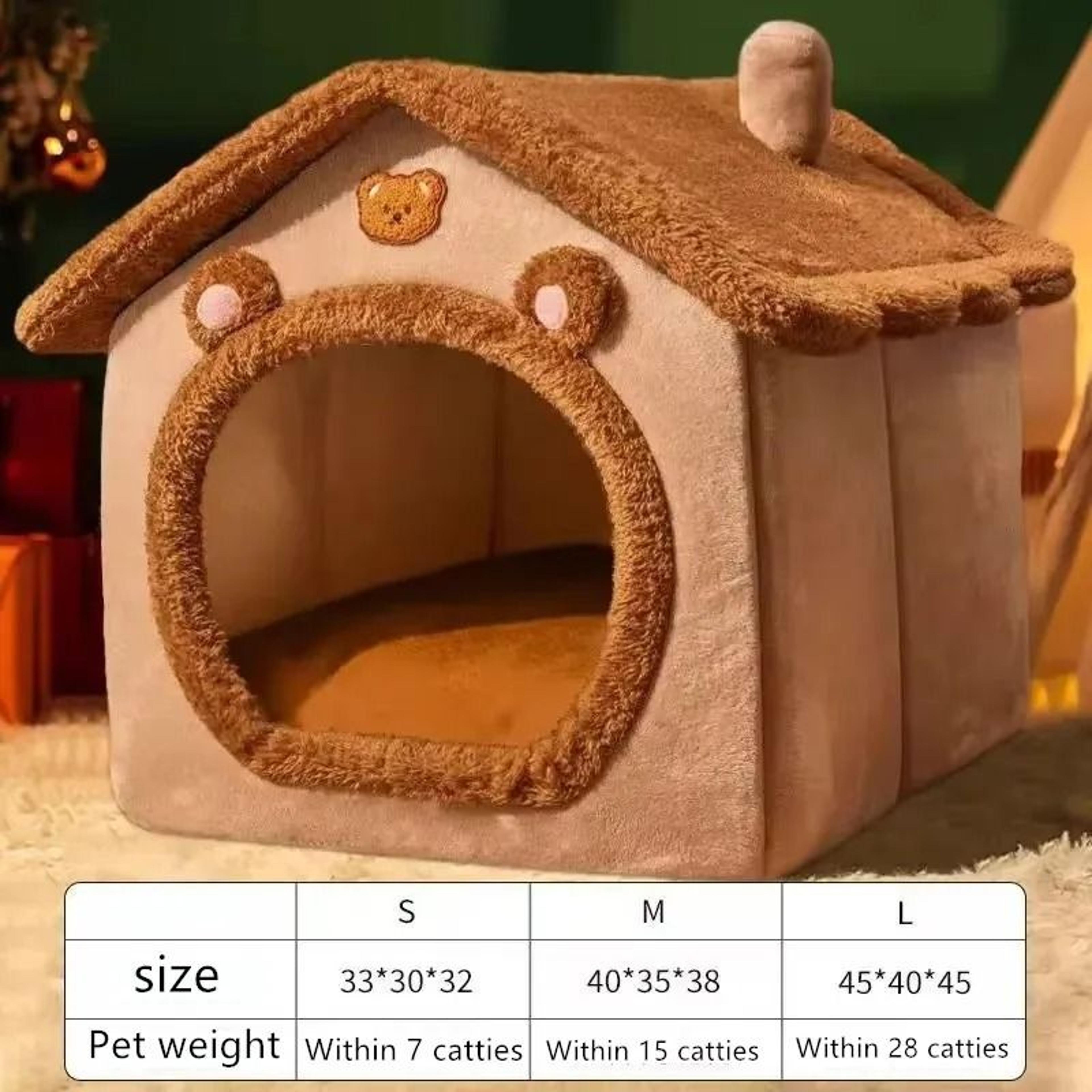 Foldable Pet House Removable Washable Cat Cave  Puppy Sofa Bed For Extra Small Dogs  Cats 7