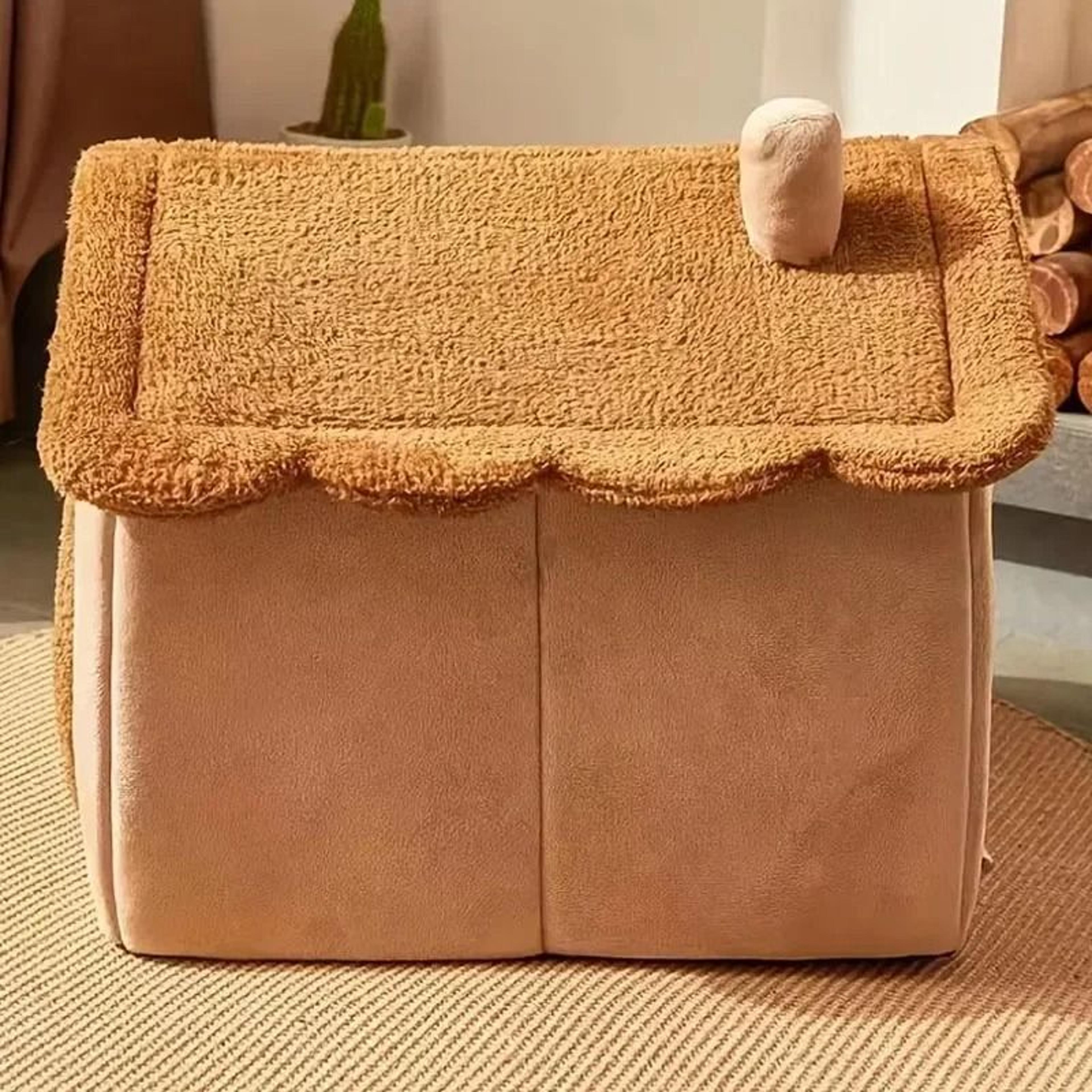 Foldable Pet House Removable Washable Cat Cave  Puppy Sofa Bed For Extra Small Dogs  Cats 4