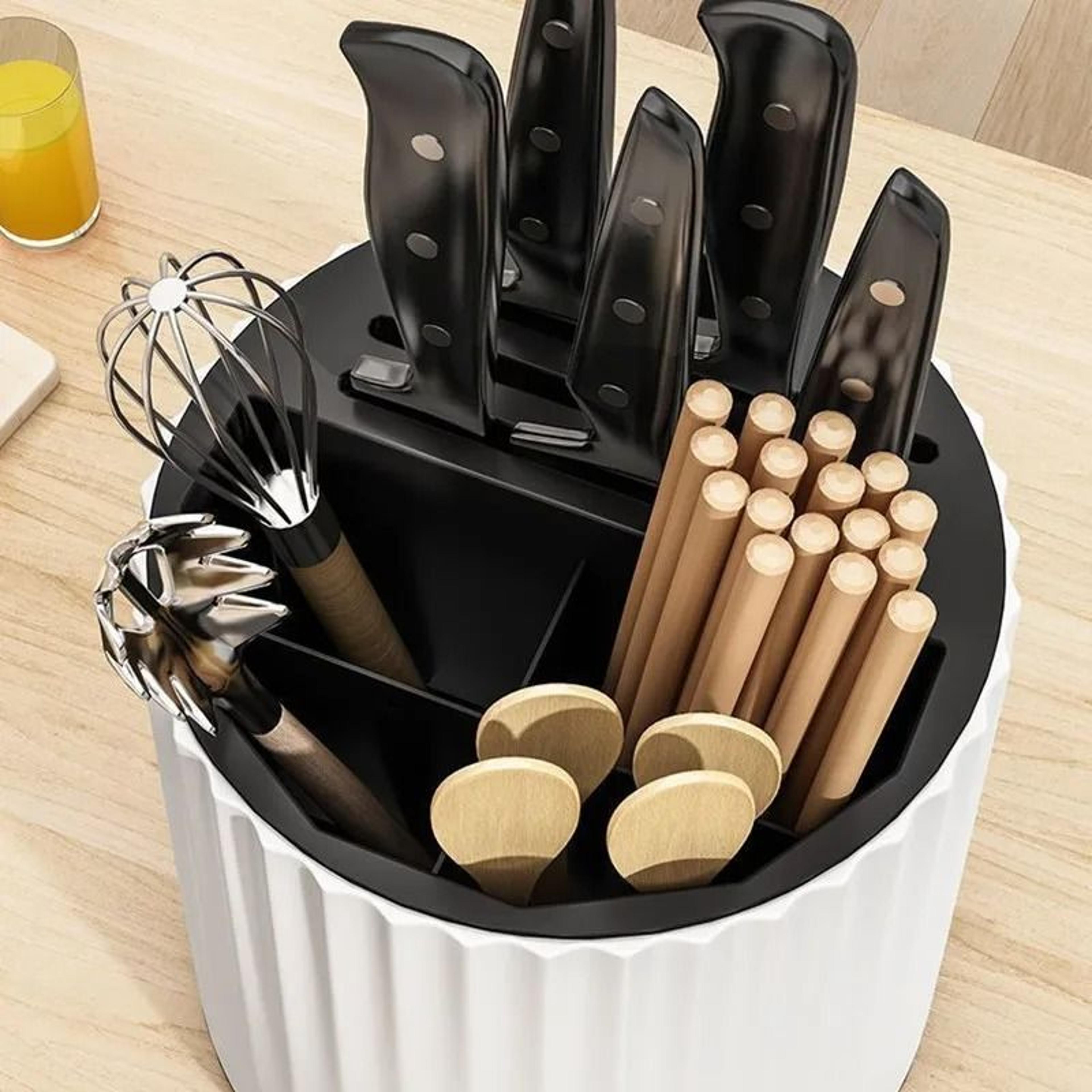Cutlery Drain Rack Organizer MultiFunctional Spoon Fork  Chopstick Storage Holder Box 2