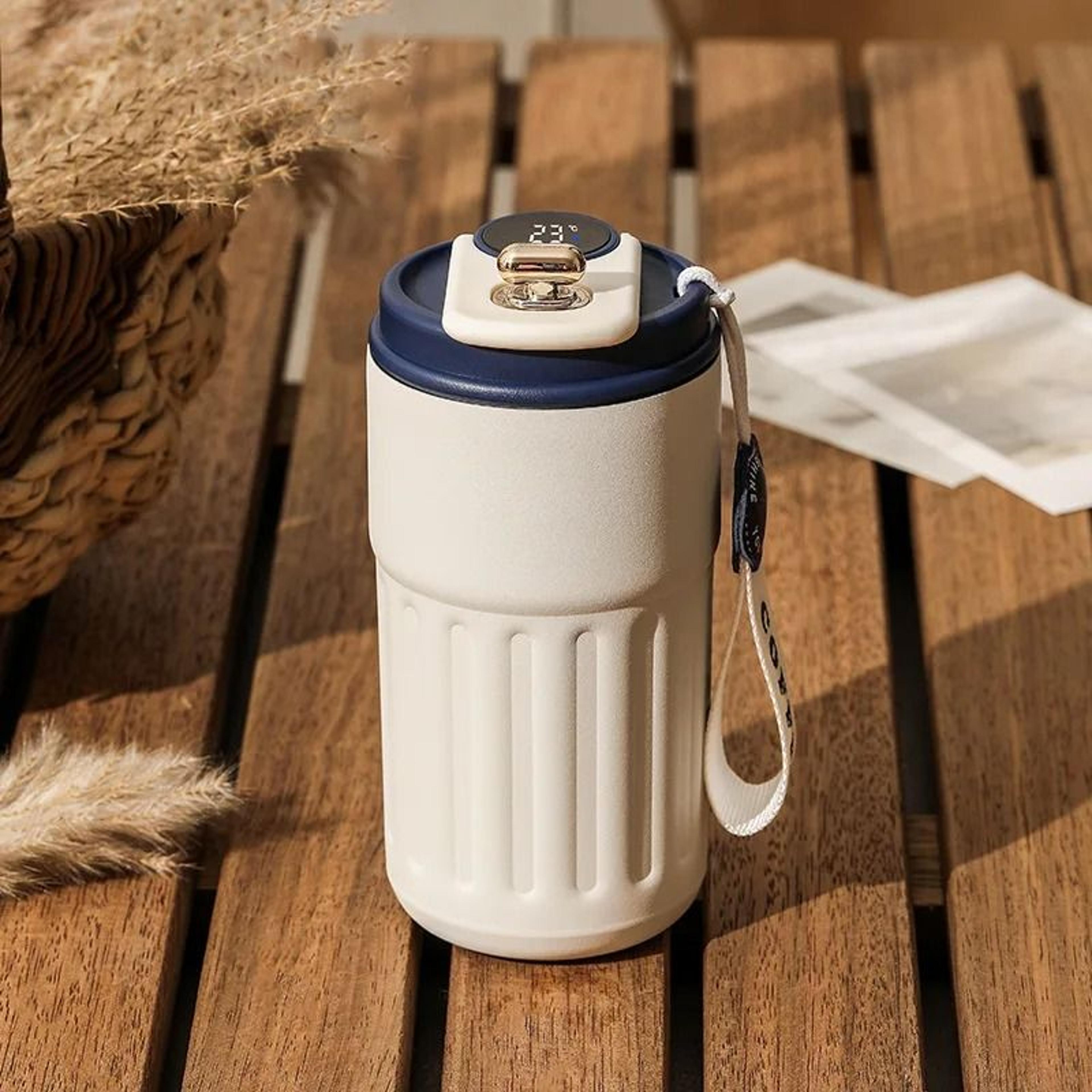 450ml Smart Thermos Bottle With Digital LED Temperature Display Stainless Steel Vacuum Thermal Mug 9