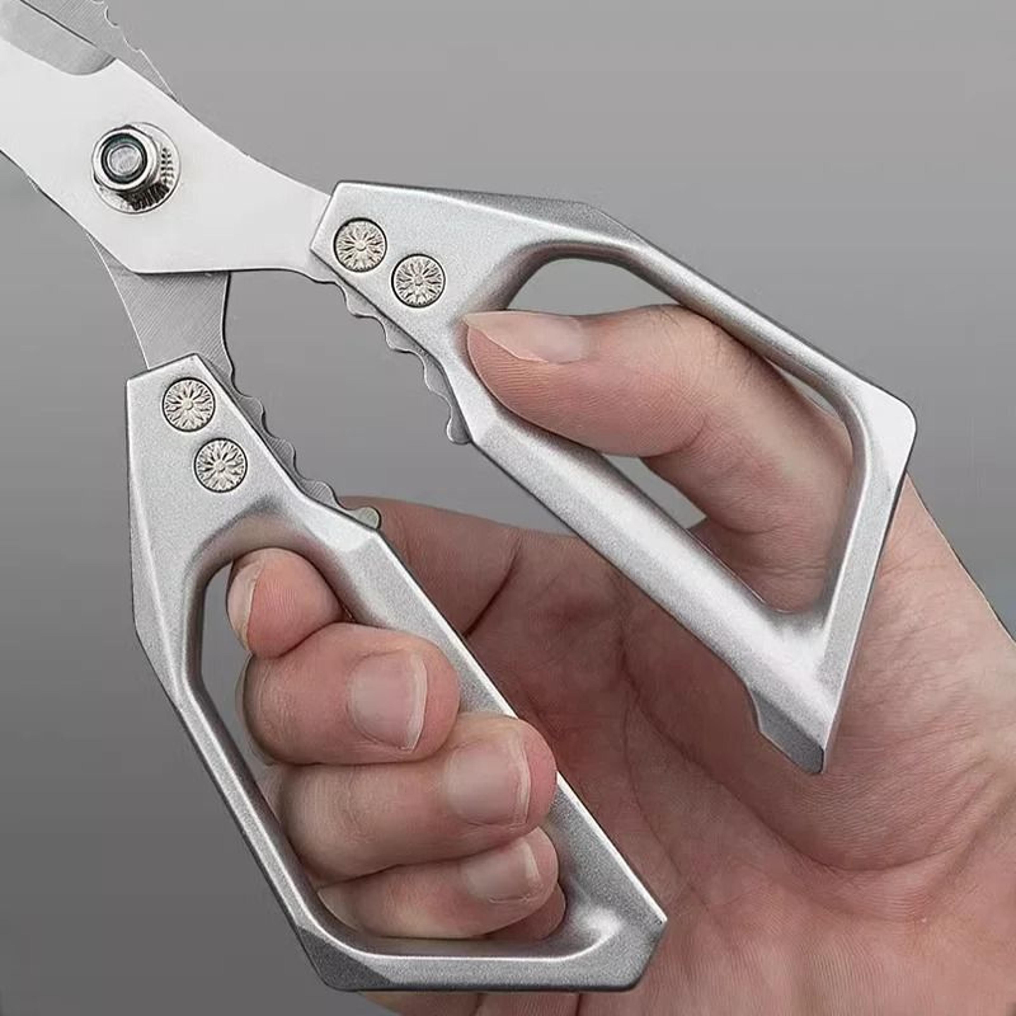 MultiFunctional Stainless Steel Kitchen Scissors  HeavyDuty Poultry Shears 4