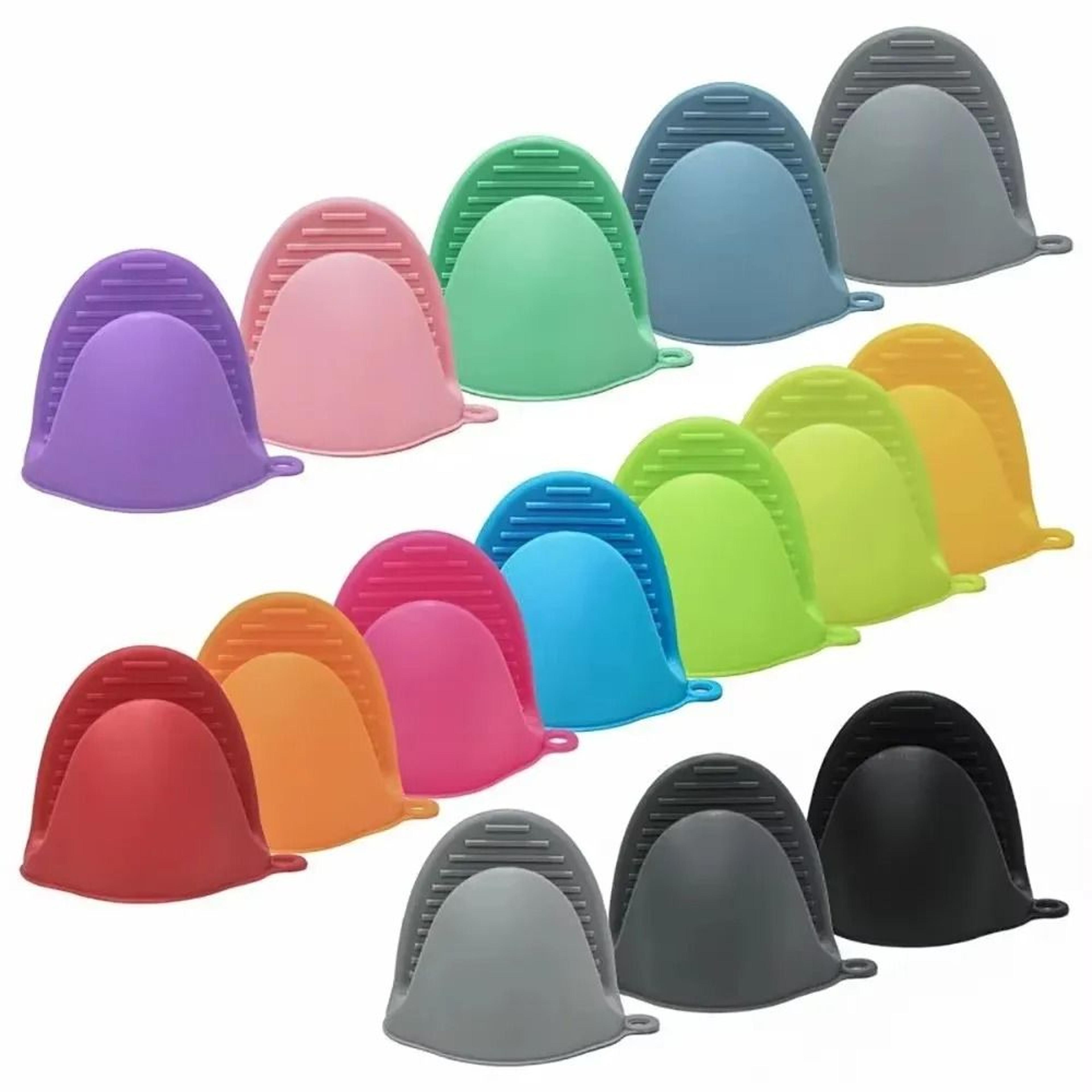 1pc silicone heat resistant oven pinch mitts pot holder & cooking finger grips