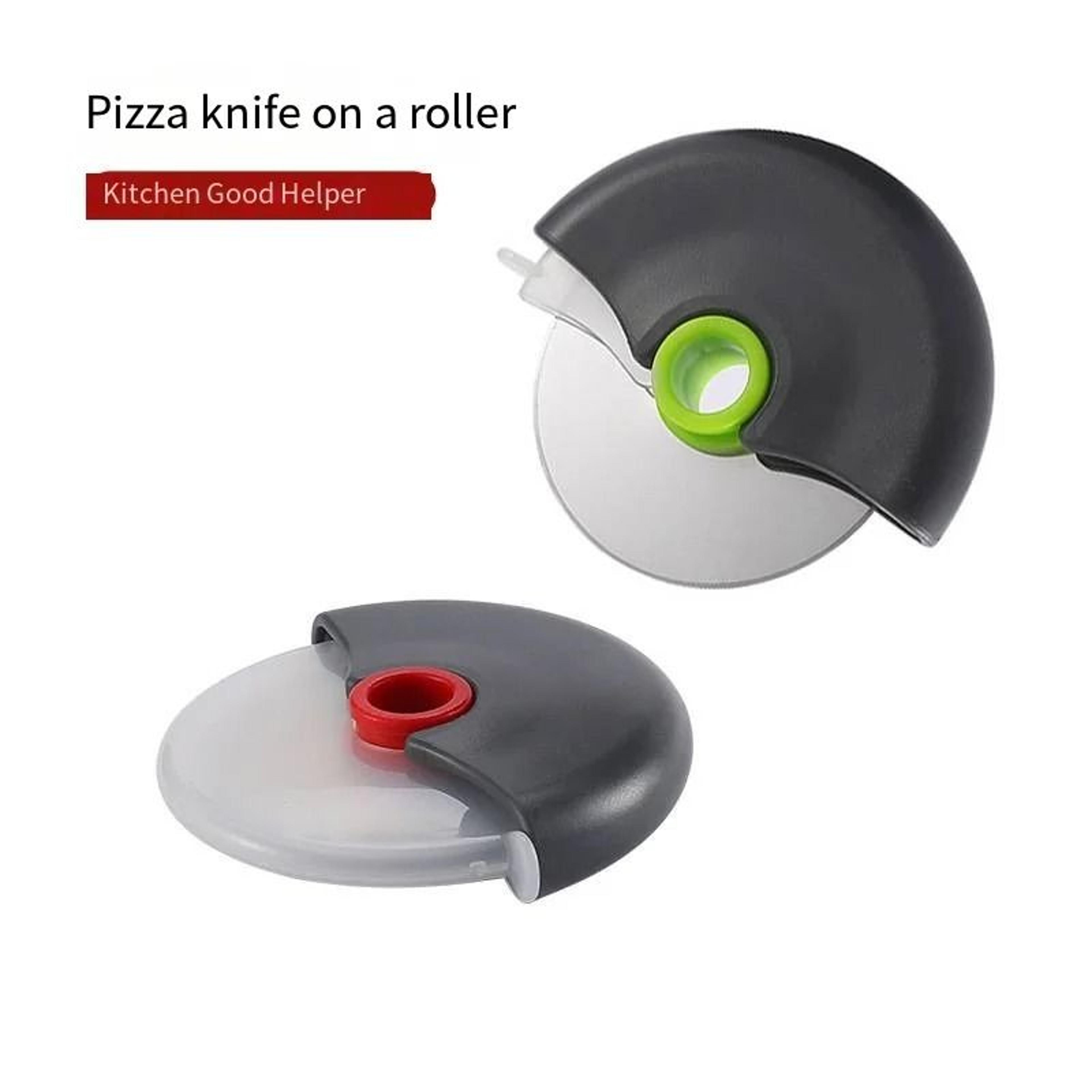 Stainless Steel MultiPurpose Roller Cutter For Pizza Cake Dough  Pastry 2