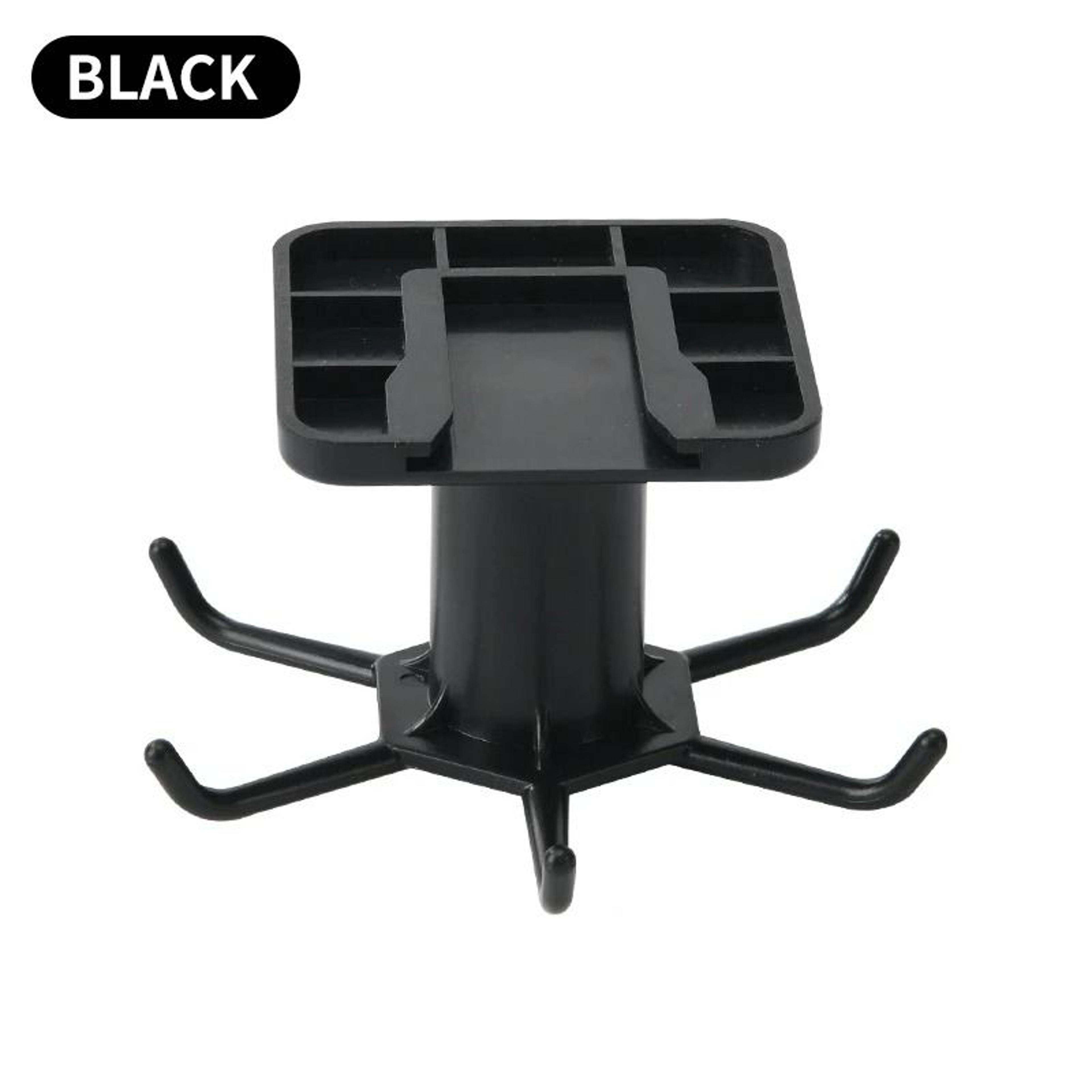 360 Rotating WallMounted Kitchen Storage Hooks  PunchFree Utensil Rack 7