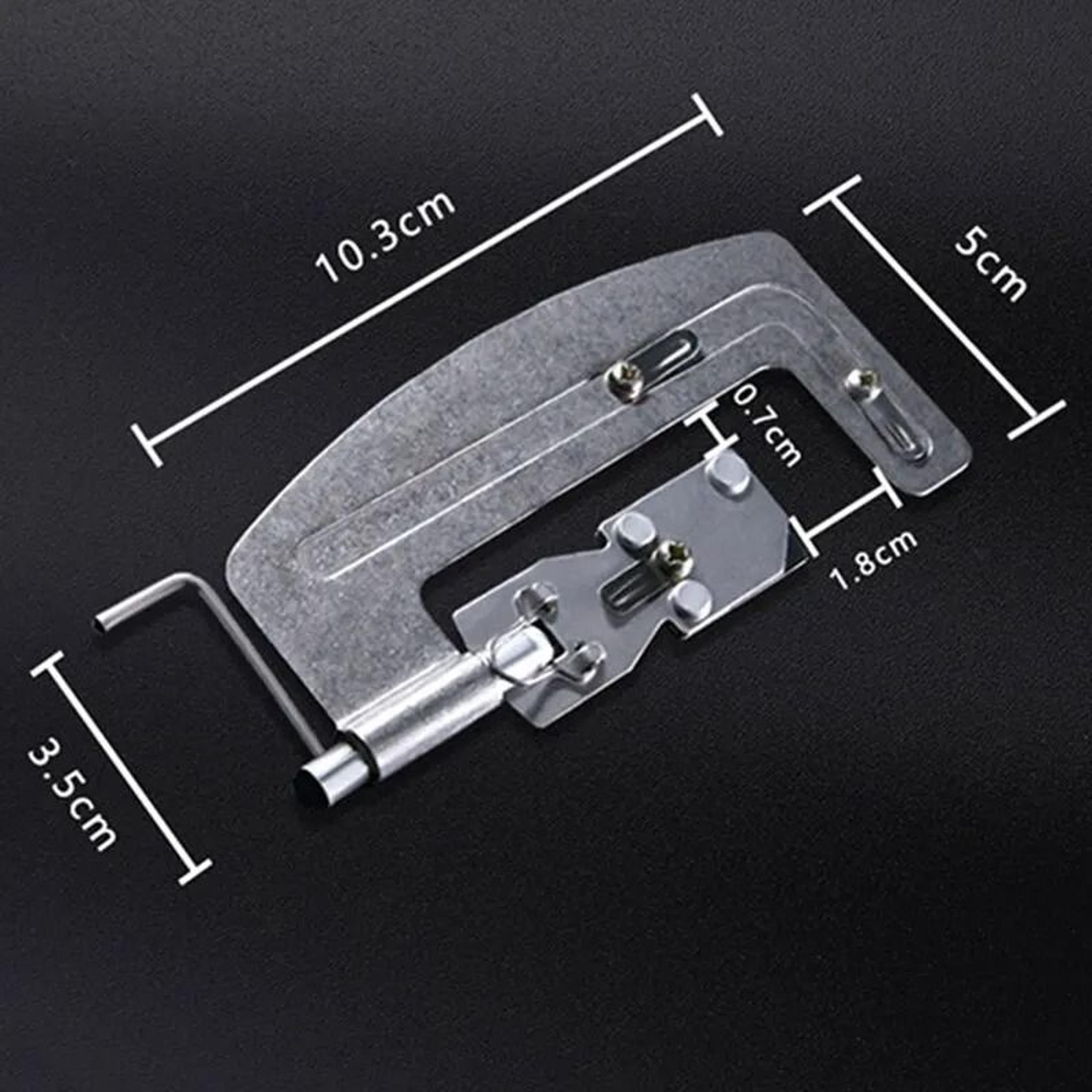 Portable Stainless Steel SemiAutomatic Fishing Hook Tier  Fast Line Knotter Tool 4