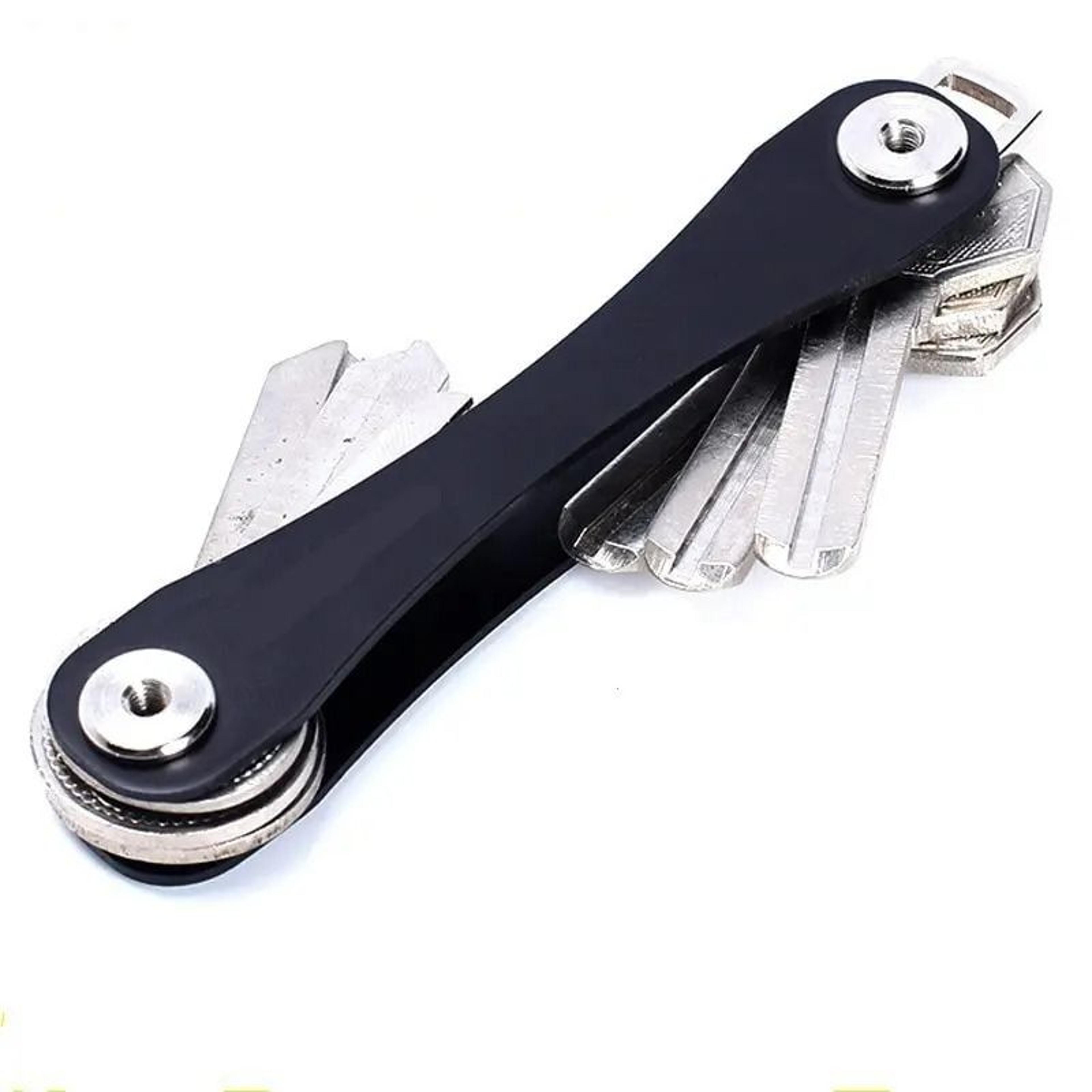 portable european & american style aluminum alloy key clip & edc metal key organizer